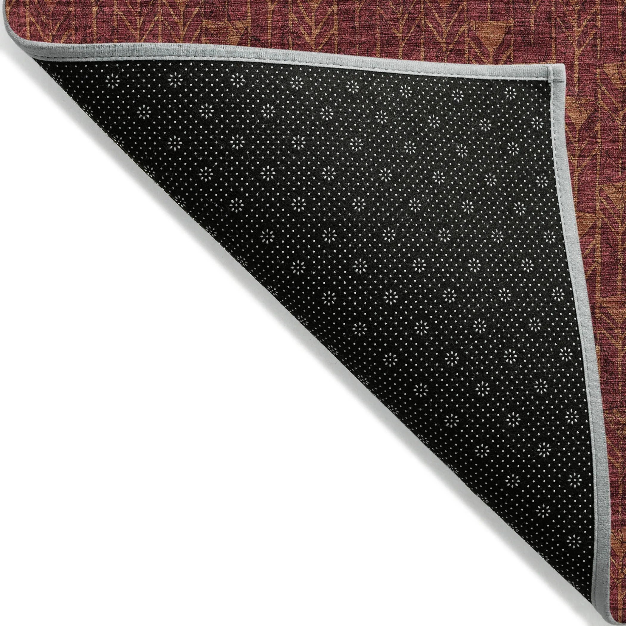 Machine Washable Indoor/ Outdoor Arrows Chantille Rug