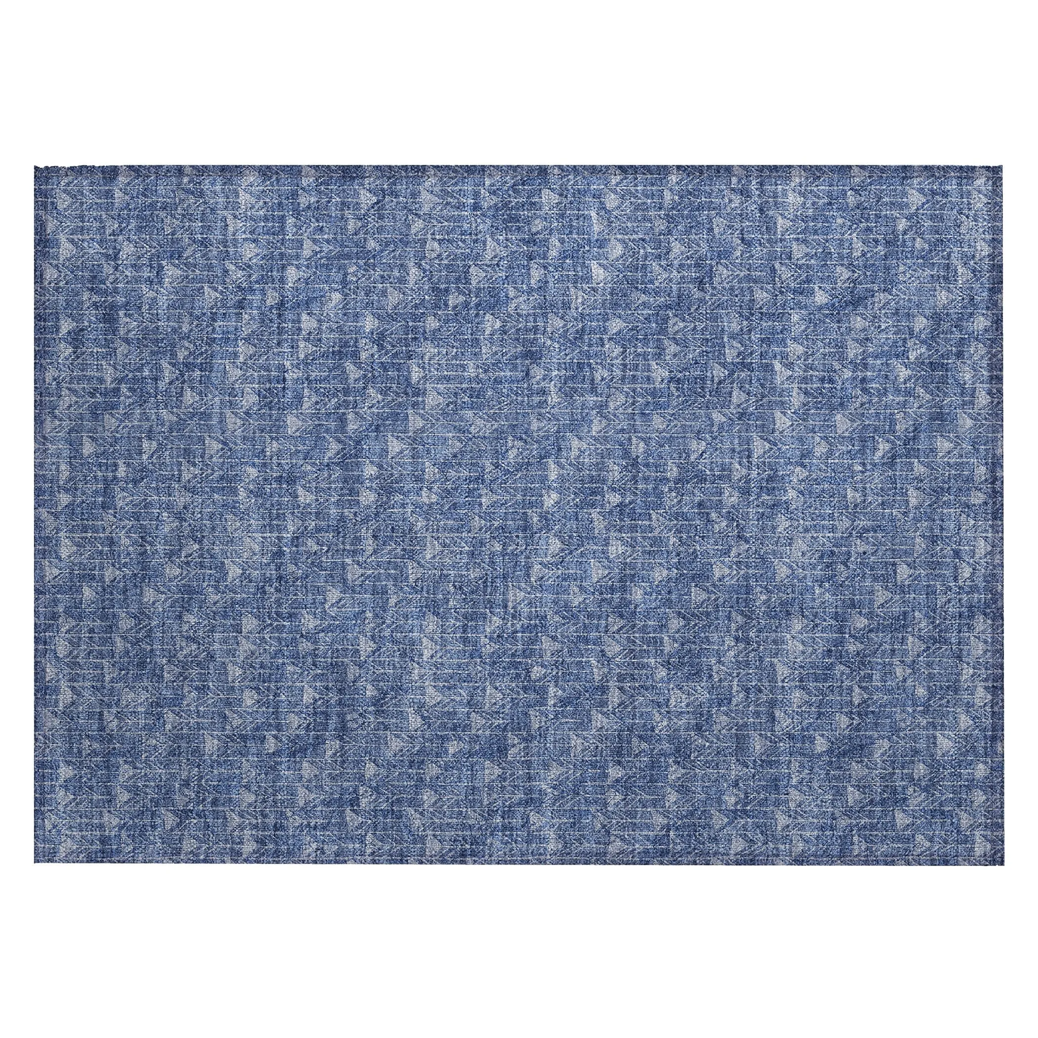 Machine Washable Indoor/ Outdoor Arrows Chantille Rug