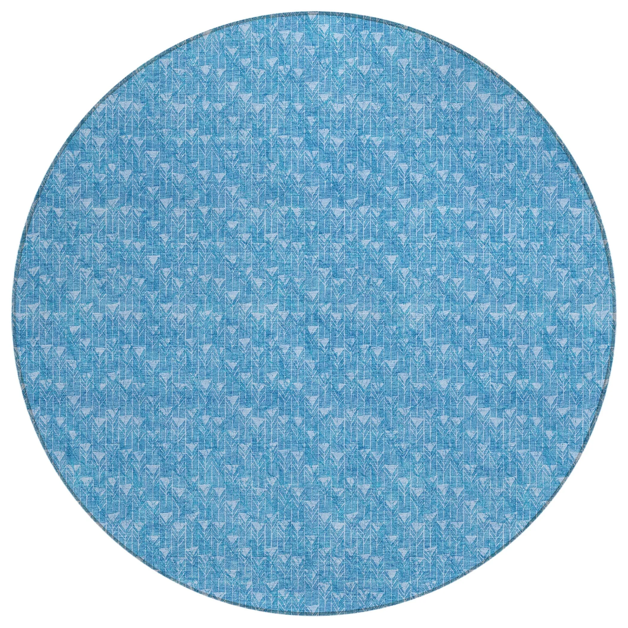 Machine Washable Indoor/ Outdoor Arrows Chantille Rug