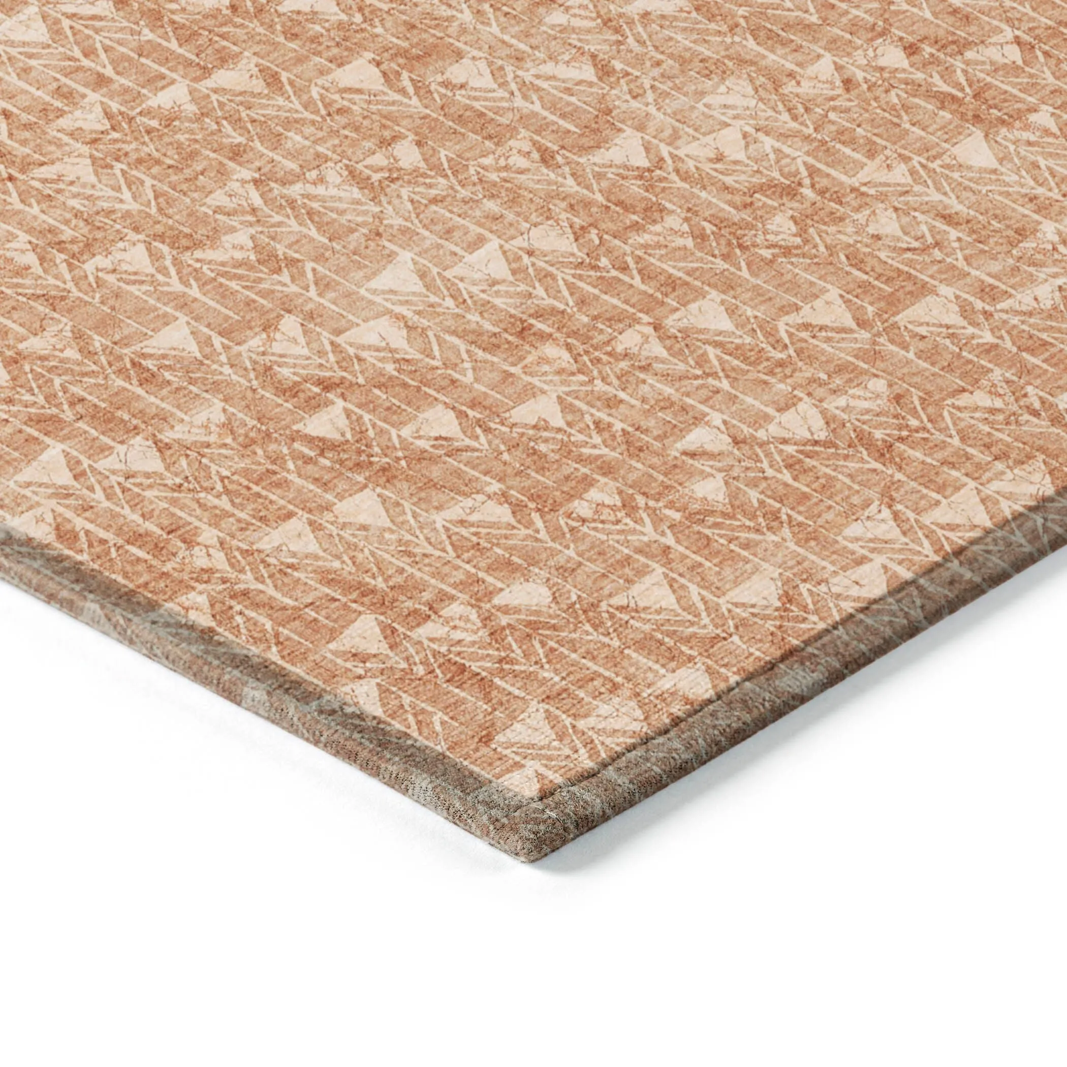 Machine Washable Indoor/ Outdoor Arrows Chantille Rug