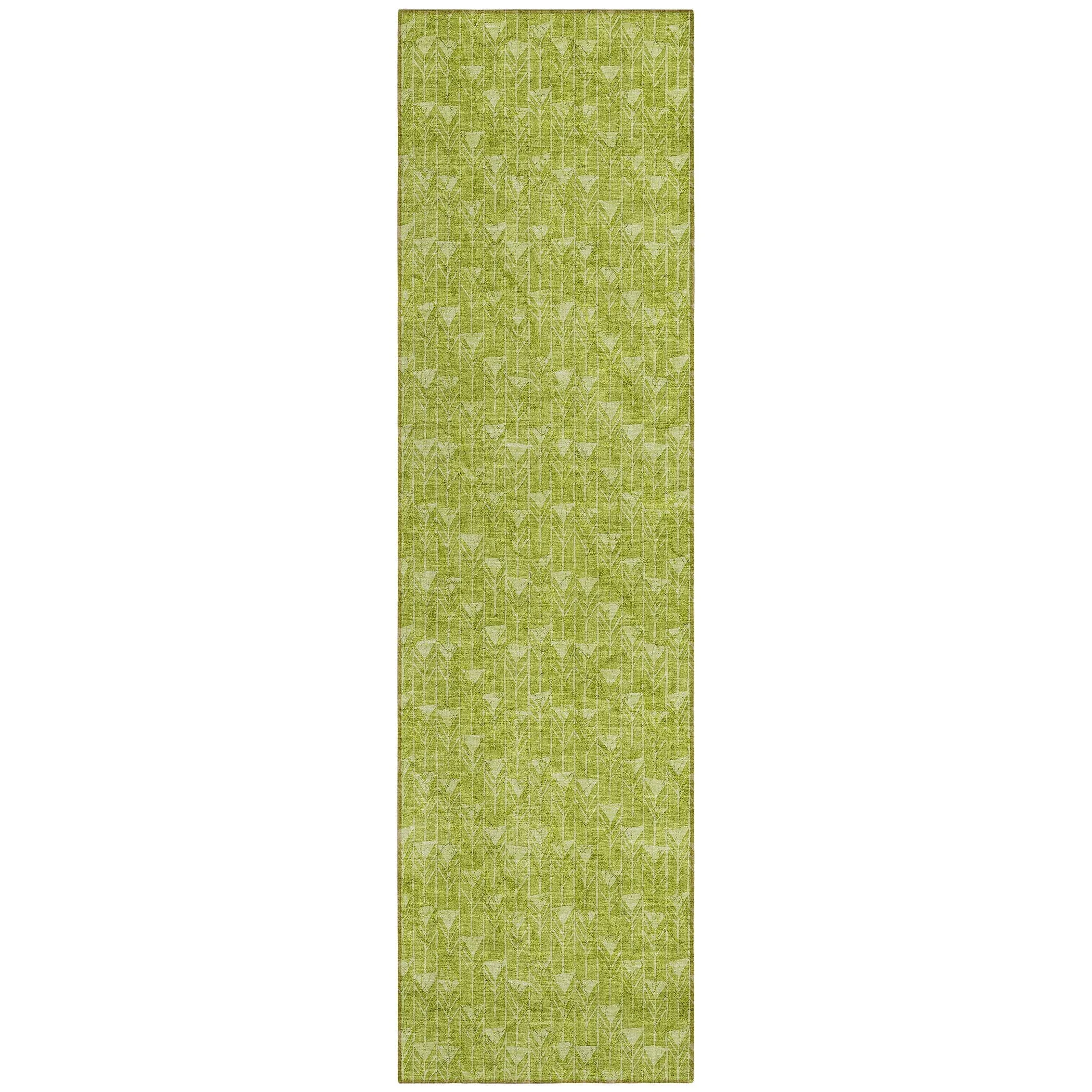 Machine Washable Indoor/ Outdoor Arrows Chantille Rug