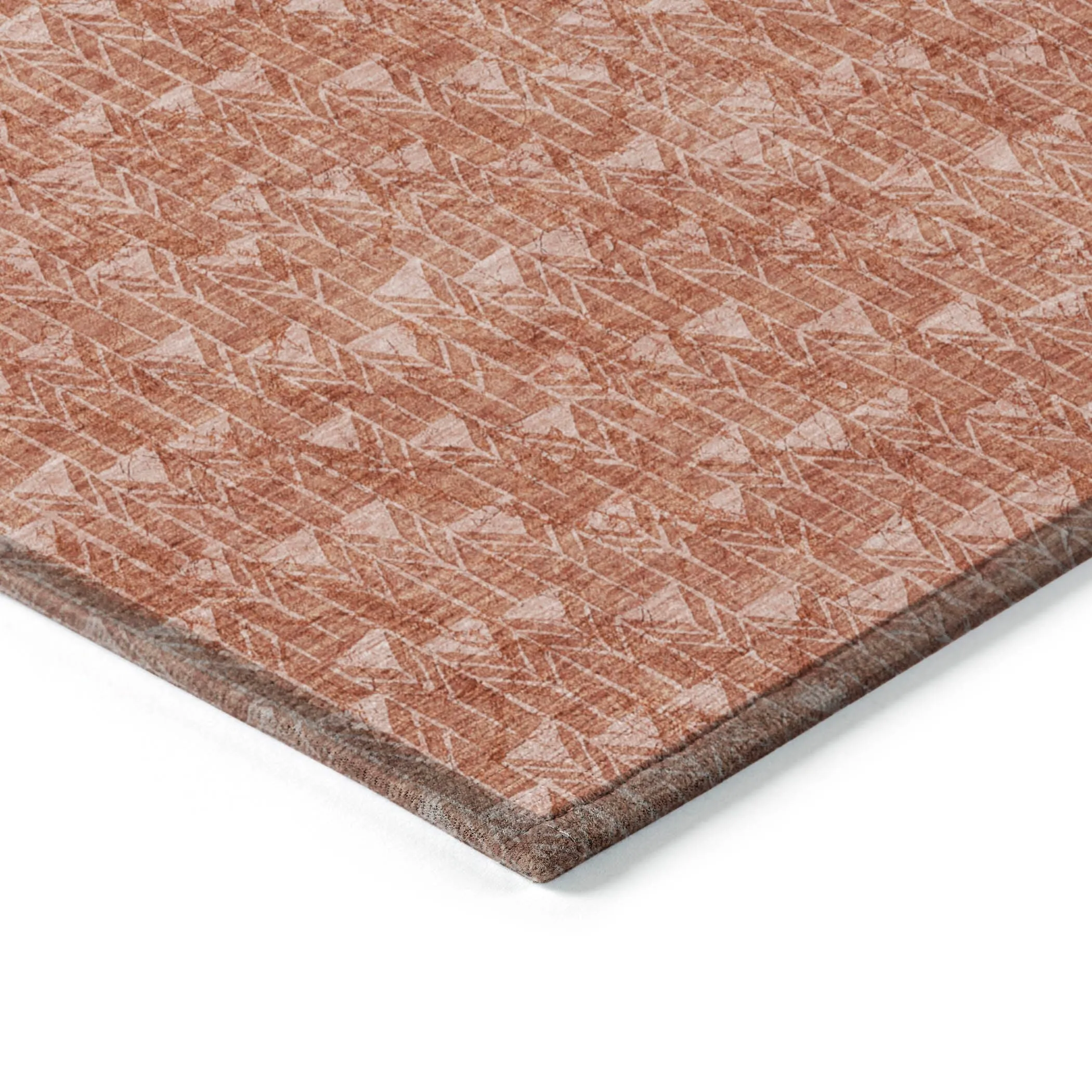 Machine Washable Indoor/ Outdoor Arrows Chantille Rug