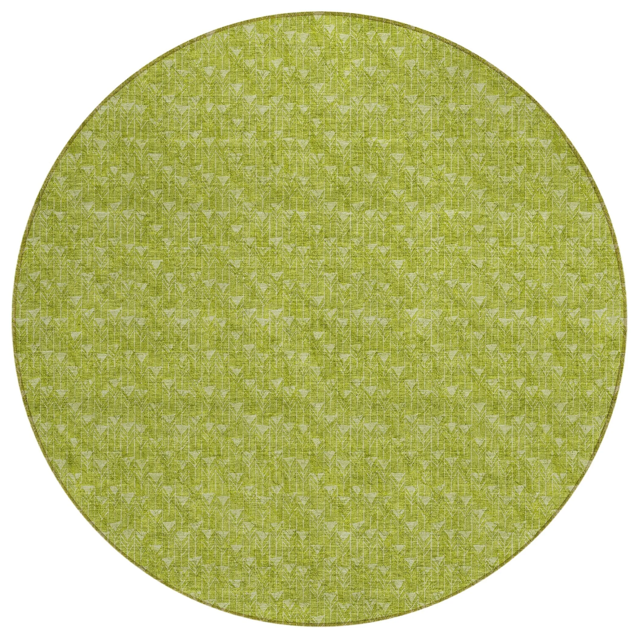 Machine Washable Indoor/ Outdoor Arrows Chantille Rug