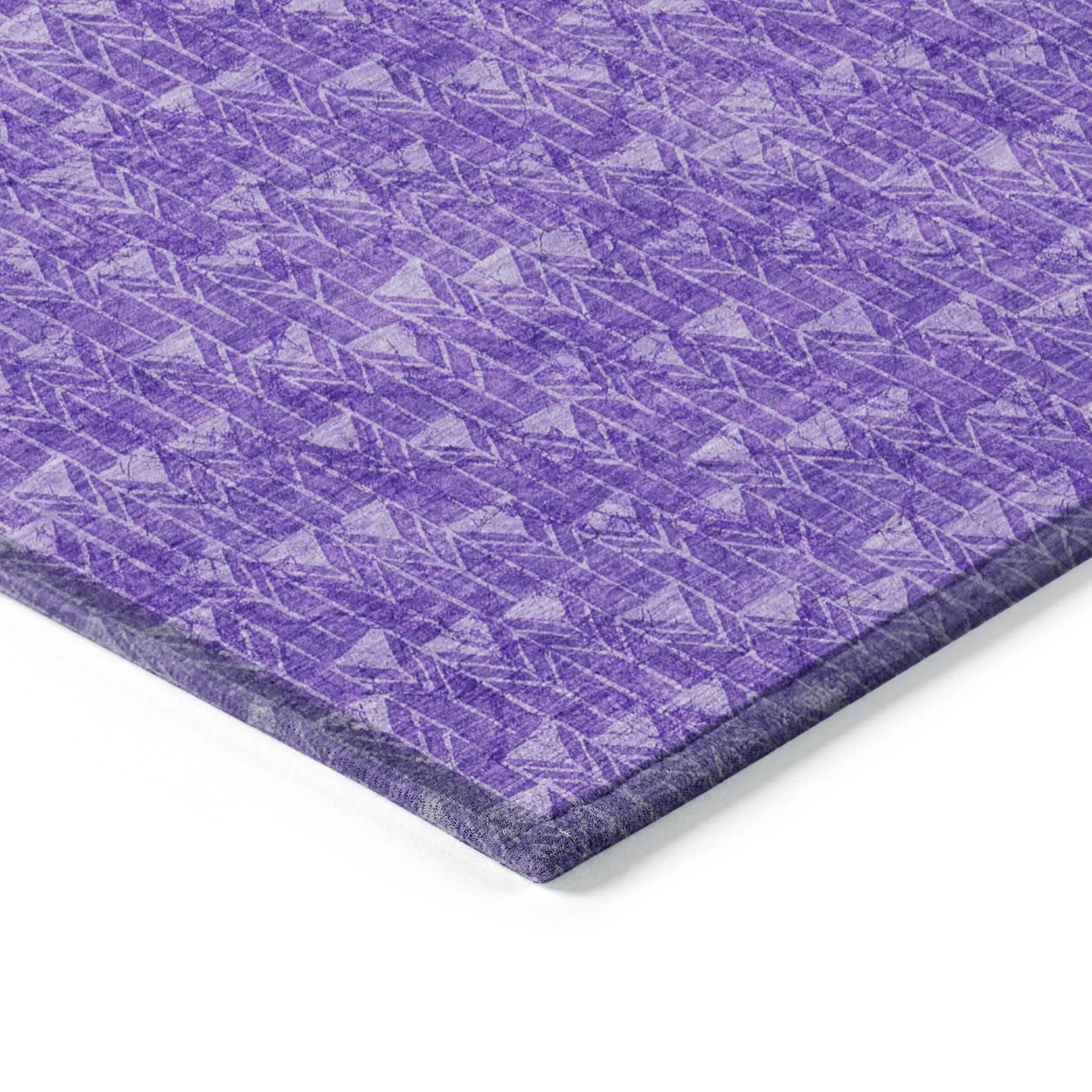 Machine Washable Indoor/ Outdoor Arrows Chantille Rug