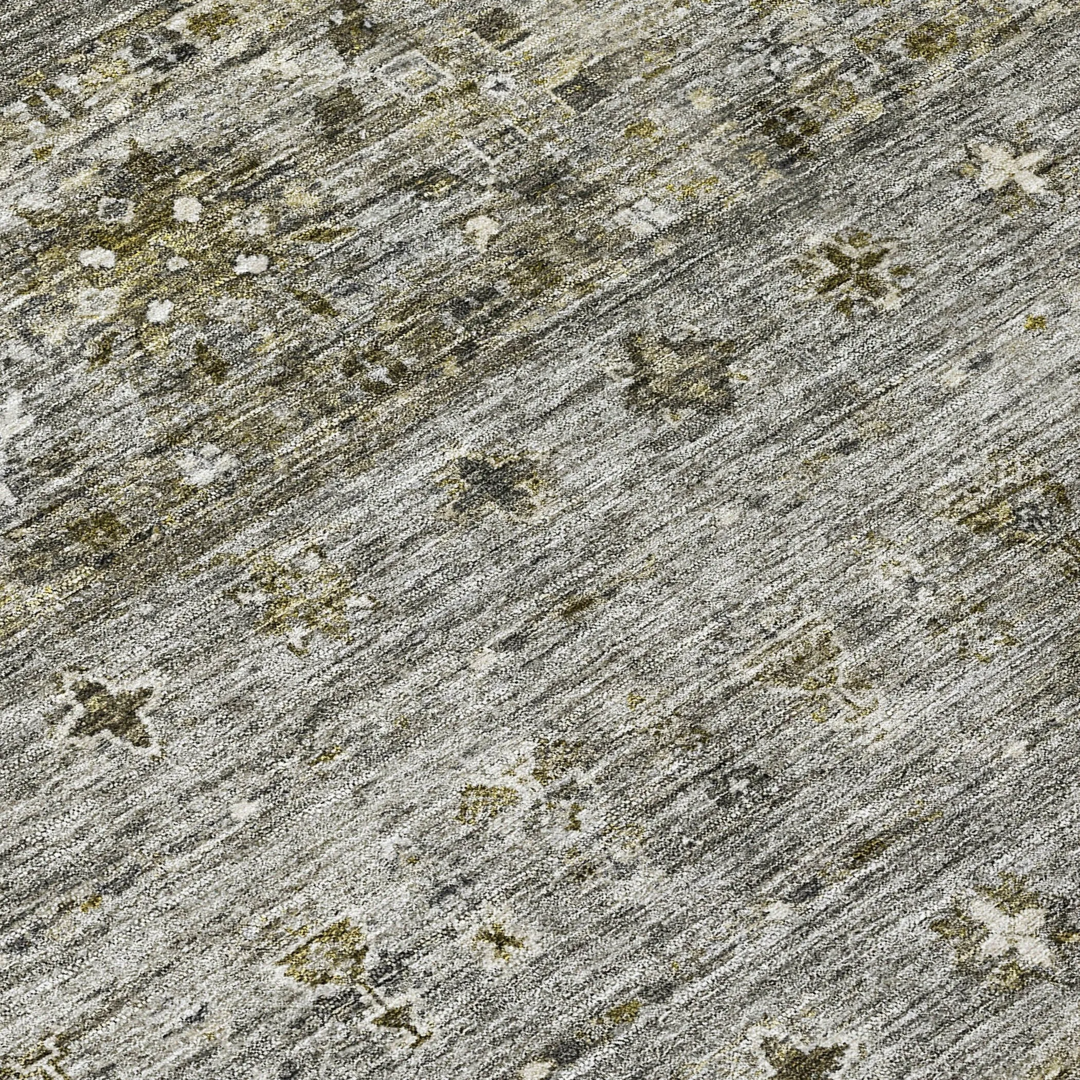 Machine Washable Indoor/ Outdoor Boho Moroccan Chantille Rug