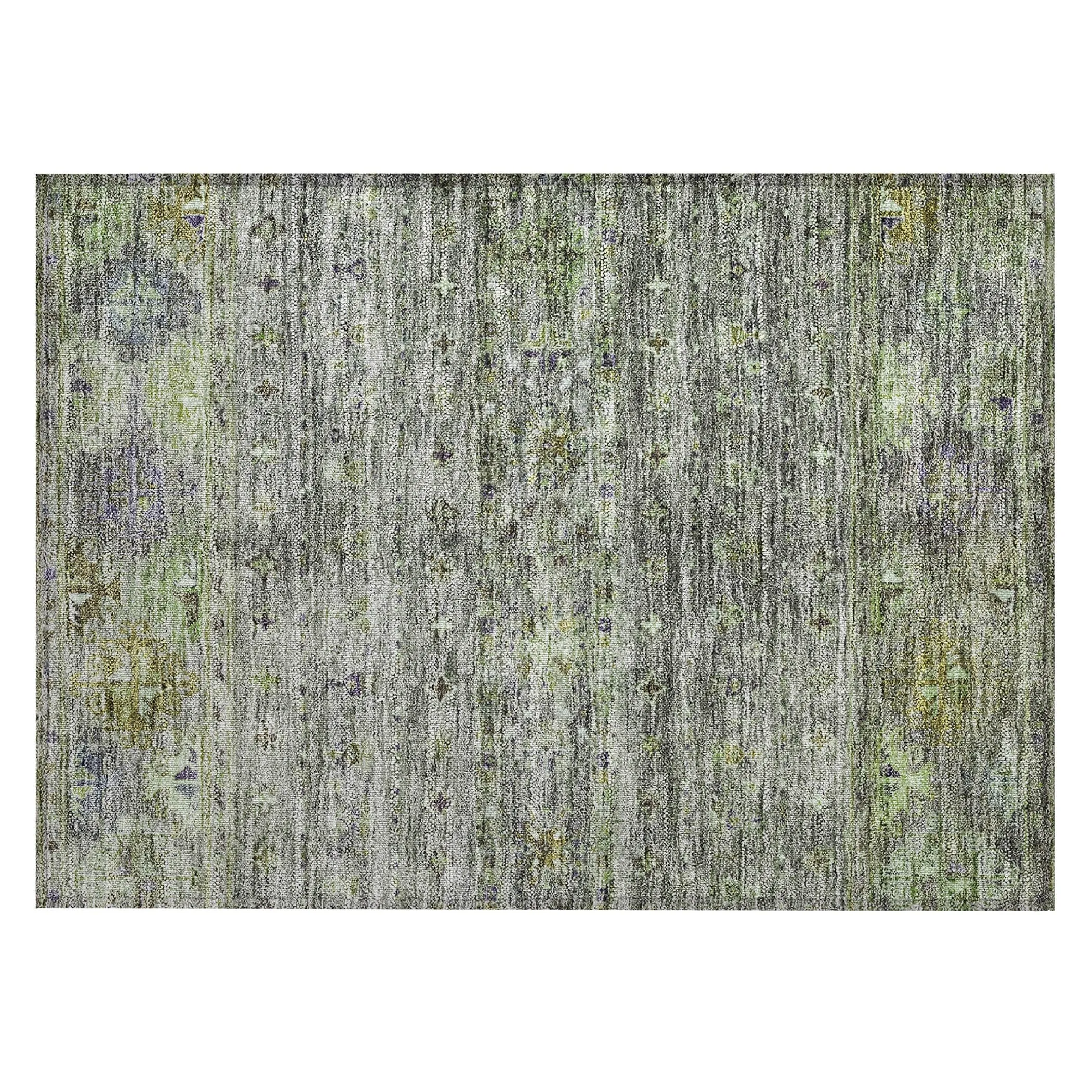 Machine Washable Indoor/ Outdoor Boho Moroccan Chantille Rug