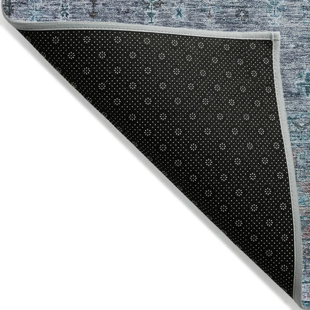 Machine Washable Indoor/ Outdoor Boho Moroccan Chantille Rug