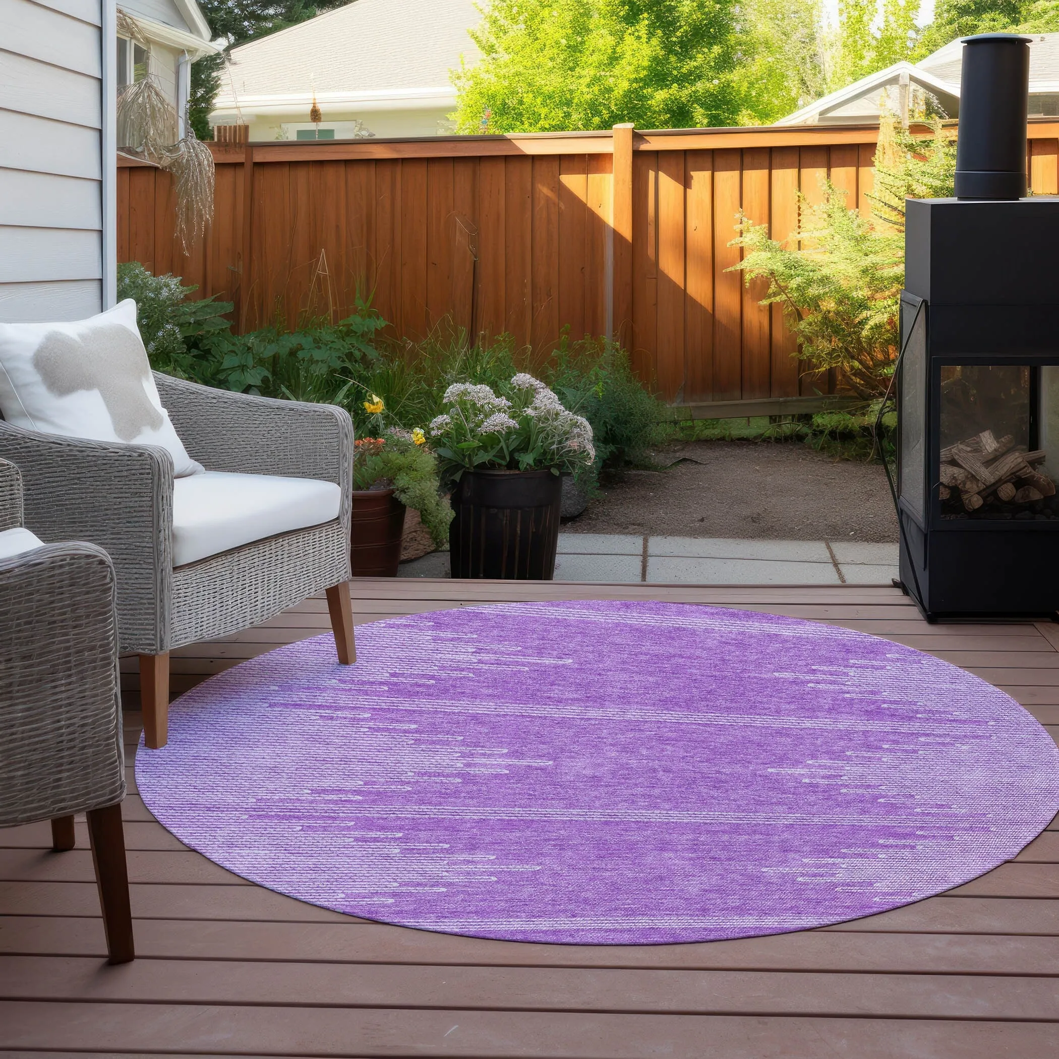 Machine Washable Indoor/ Outdoor Boho Moroccan Rug