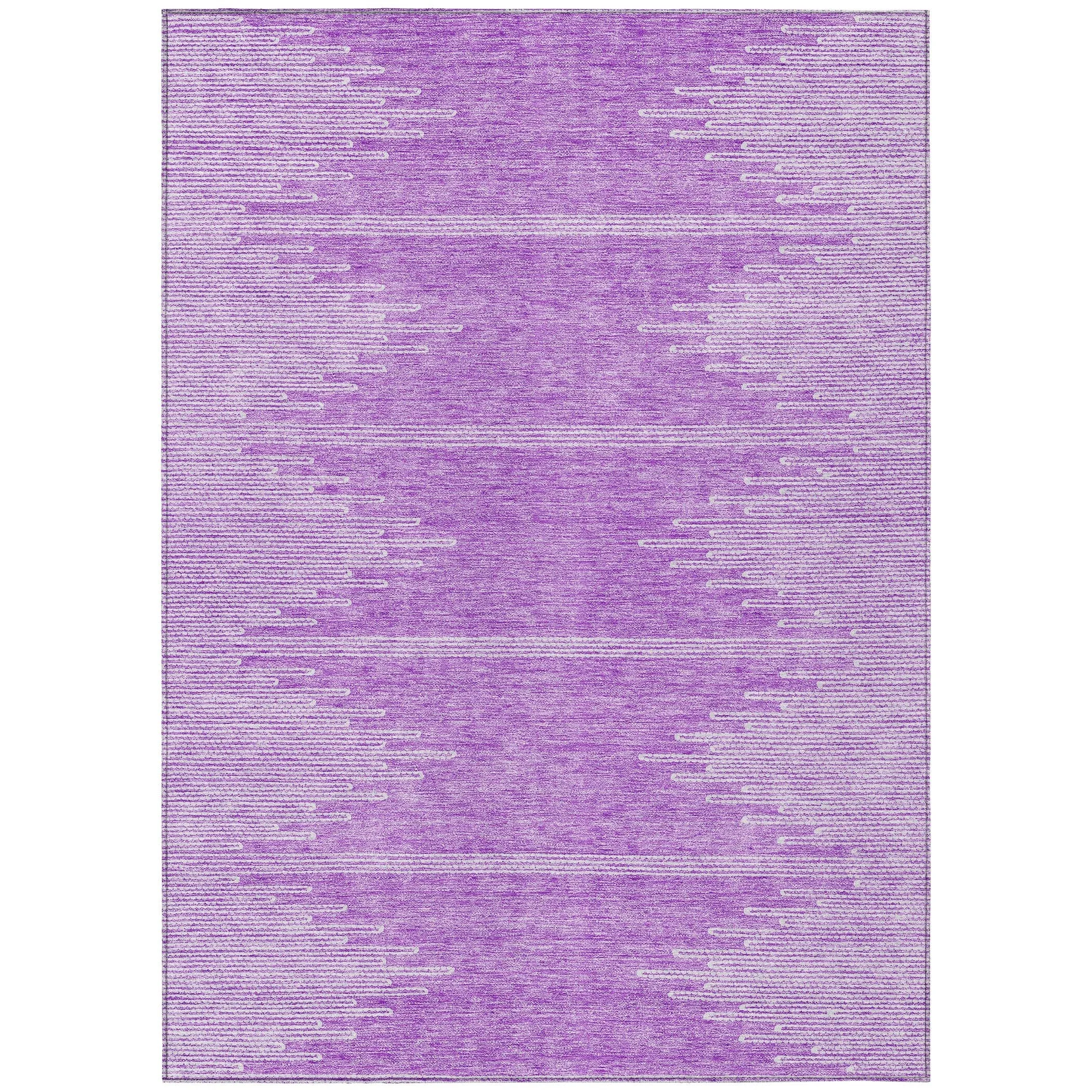 Machine Washable Indoor/ Outdoor Boho Moroccan Rug