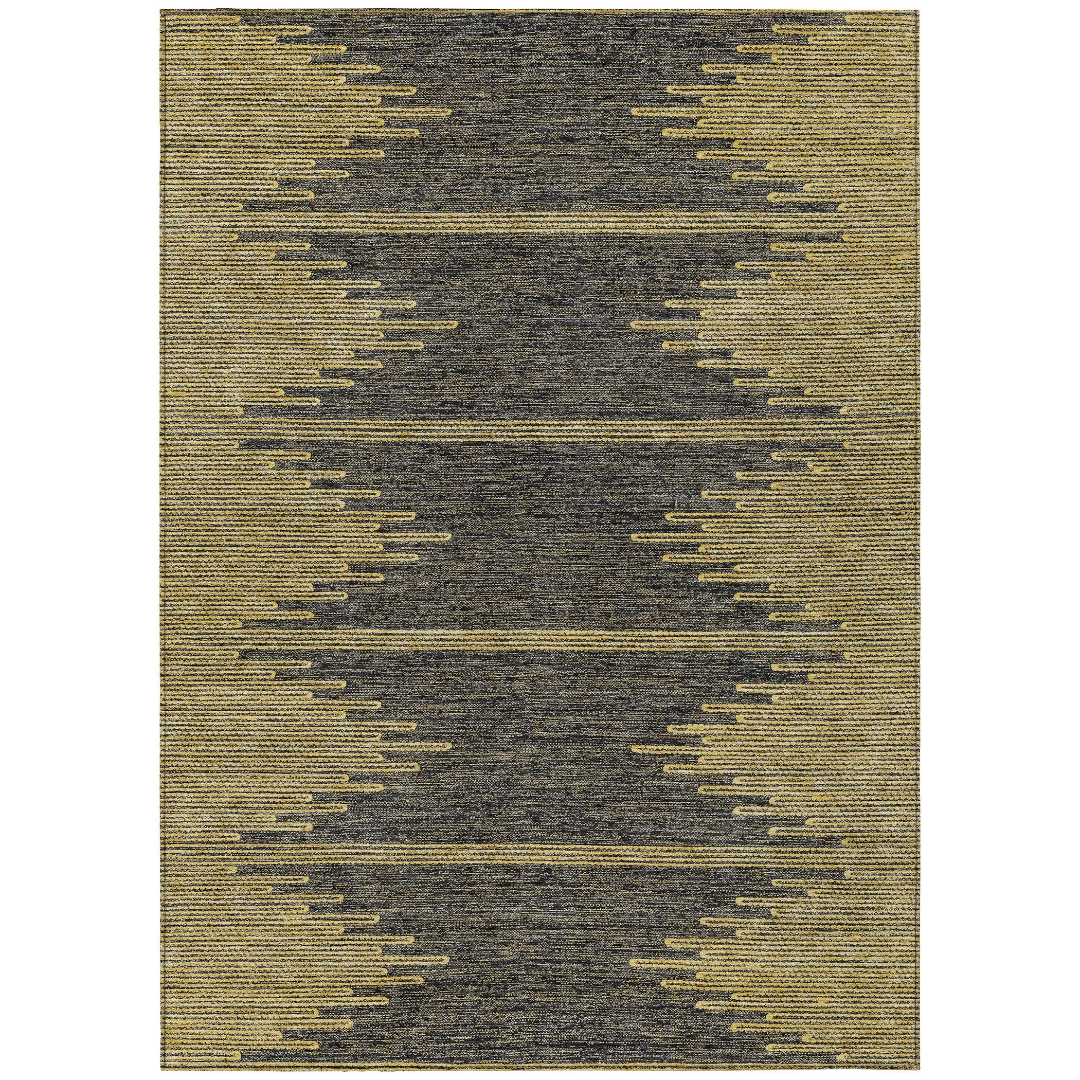 Machine Washable Indoor/ Outdoor Boho Moroccan Rug