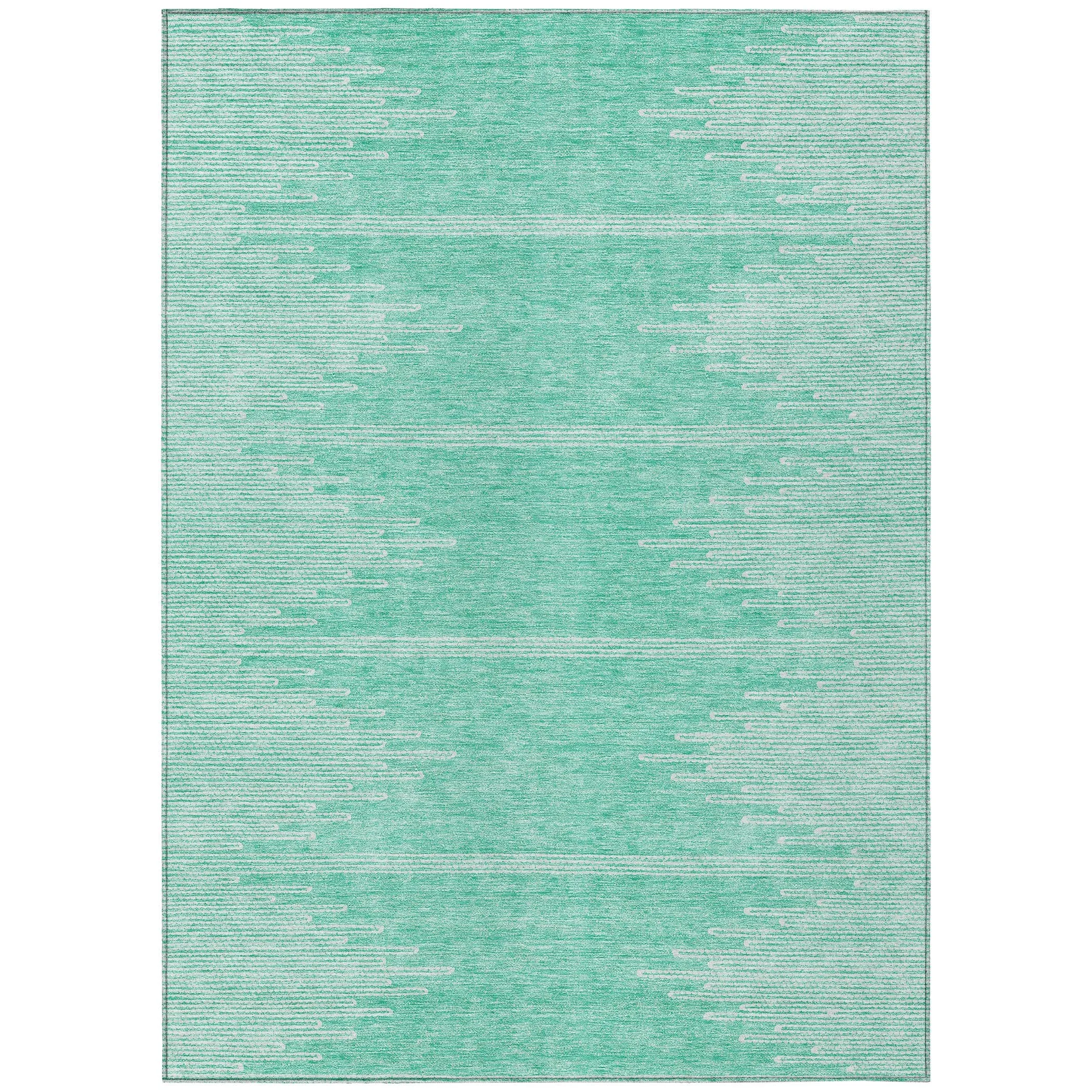 Machine Washable Indoor/ Outdoor Boho Moroccan Rug
