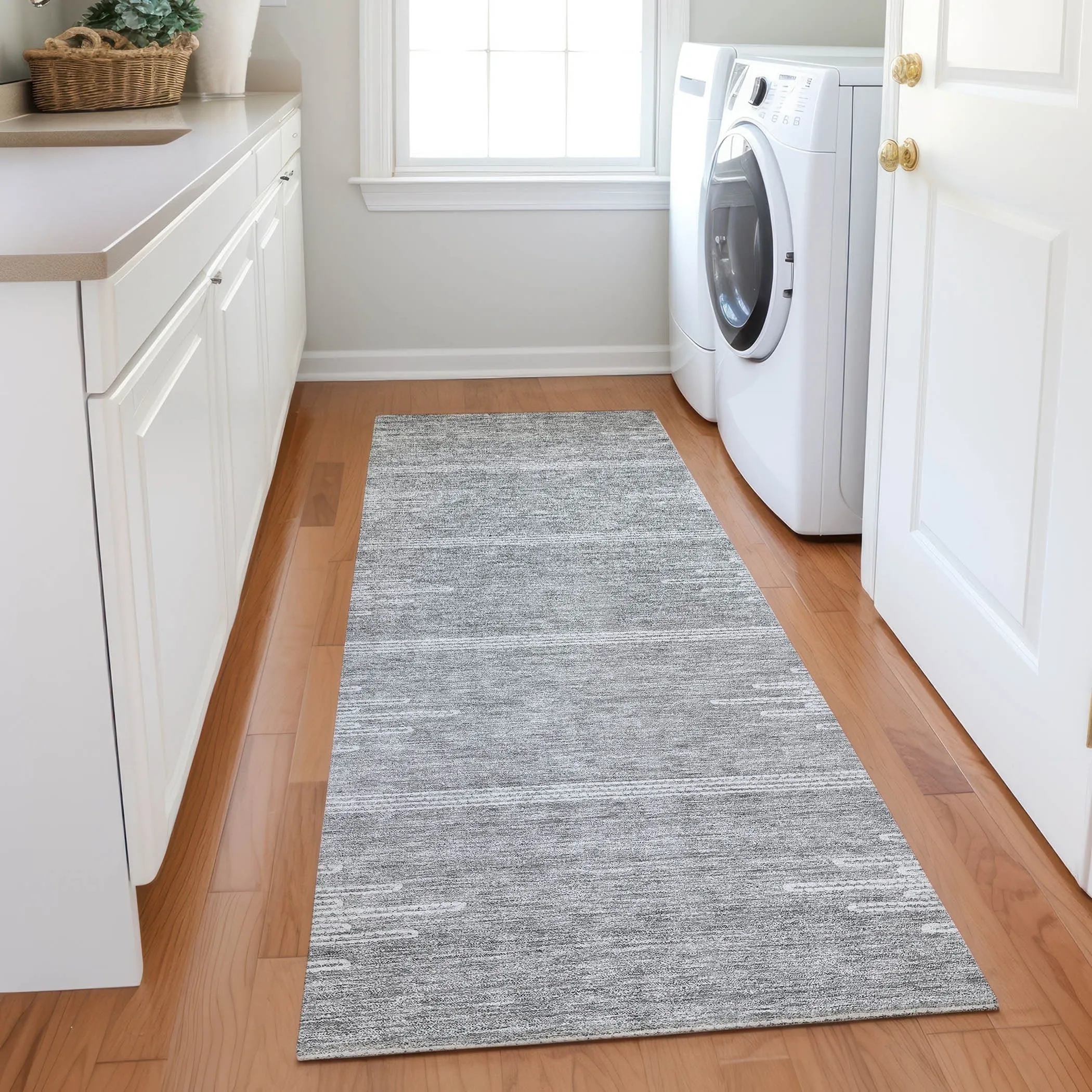 Machine Washable Indoor/ Outdoor Boho Moroccan Rug