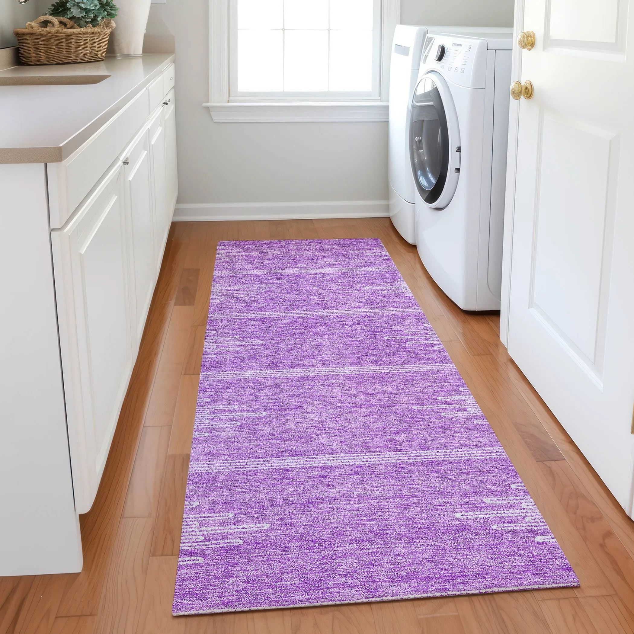Machine Washable Indoor/ Outdoor Boho Moroccan Rug