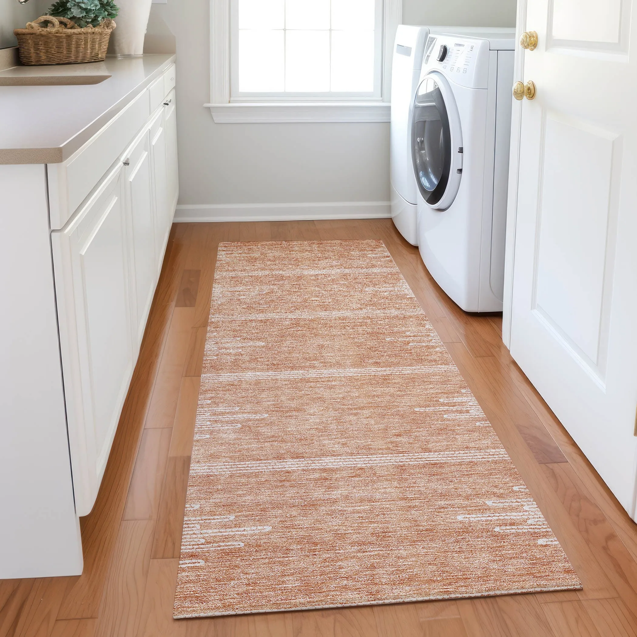 Machine Washable Indoor/ Outdoor Boho Moroccan Rug