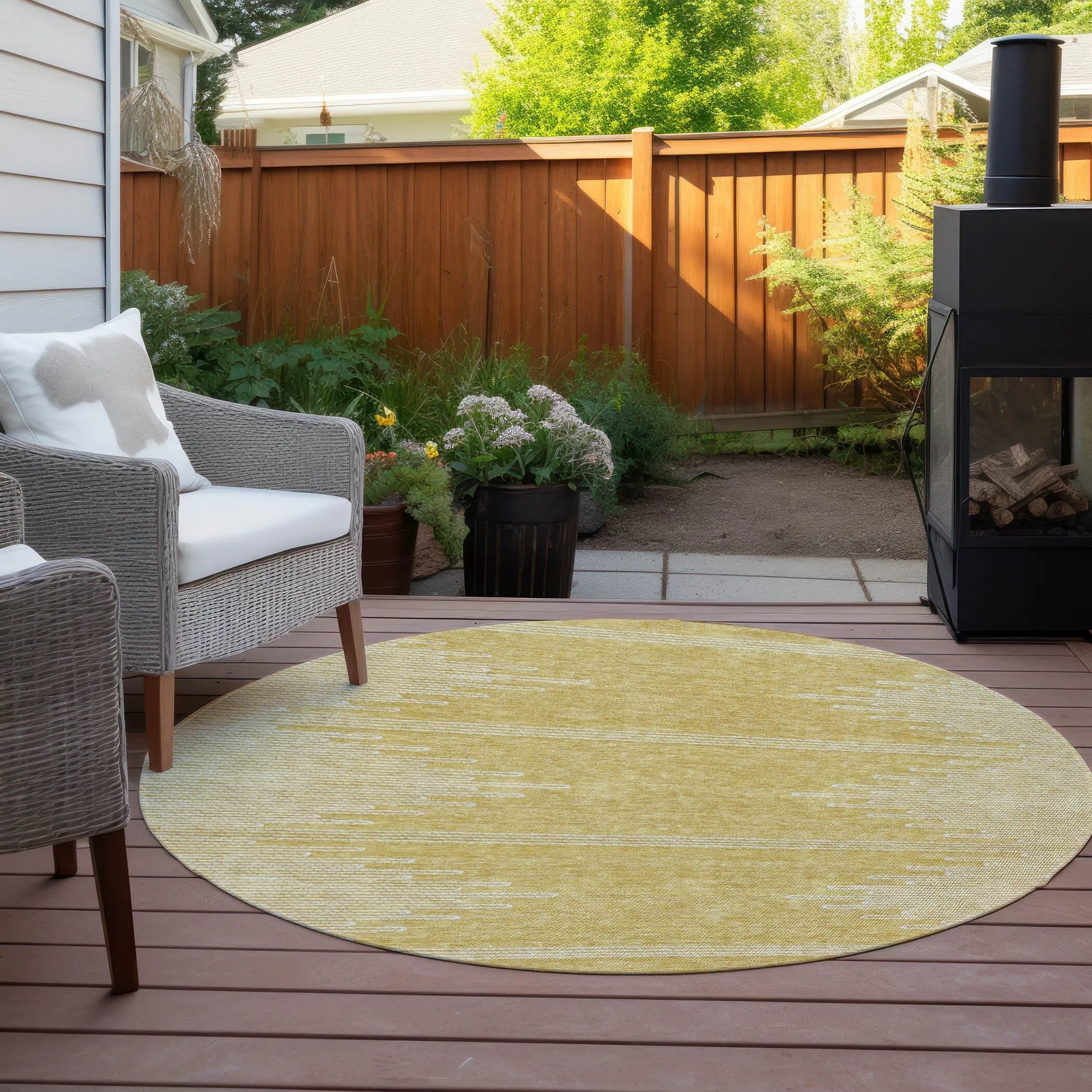 Machine Washable Indoor/ Outdoor Boho Moroccan Rug
