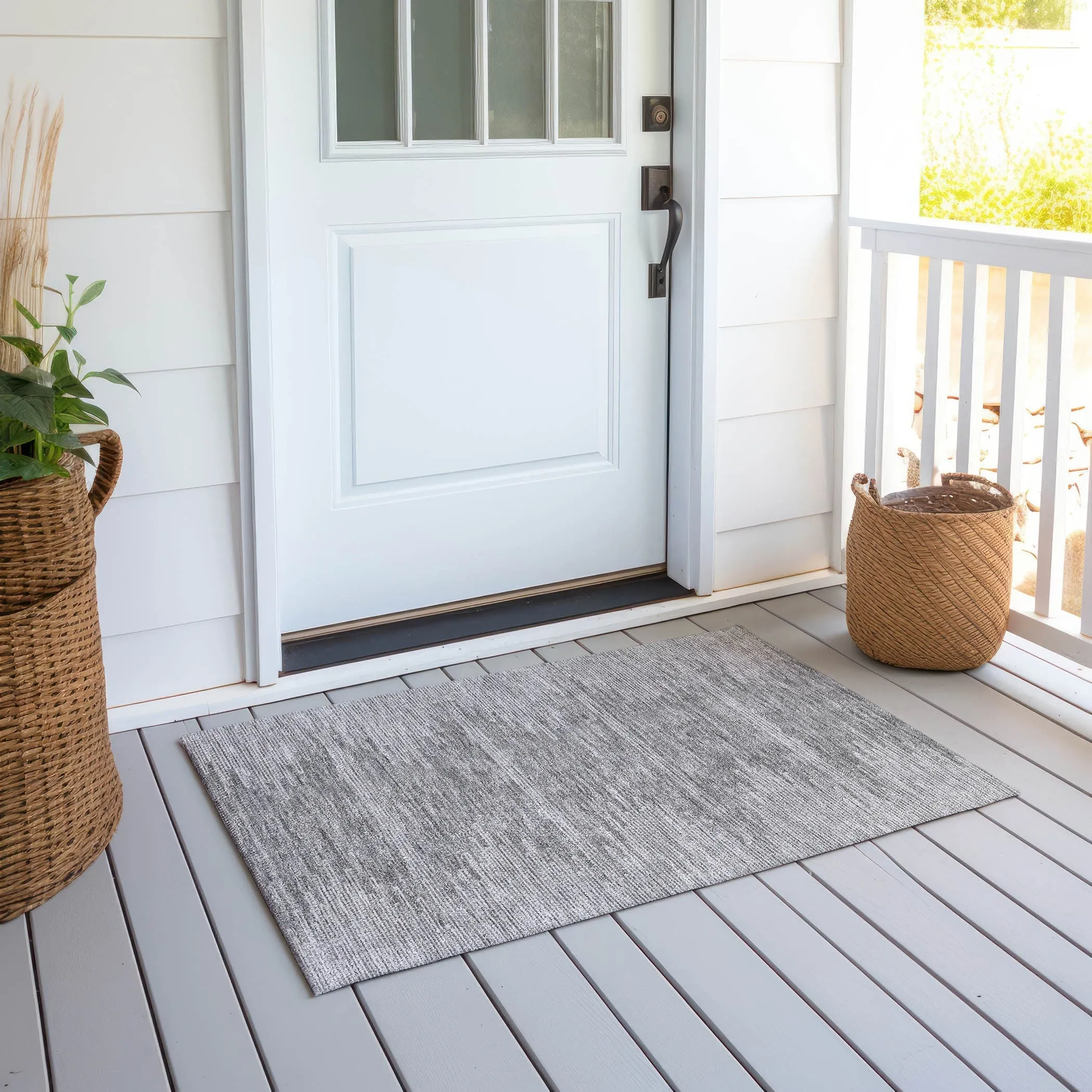 Machine Washable Indoor/ Outdoor Boho Moroccan Rug