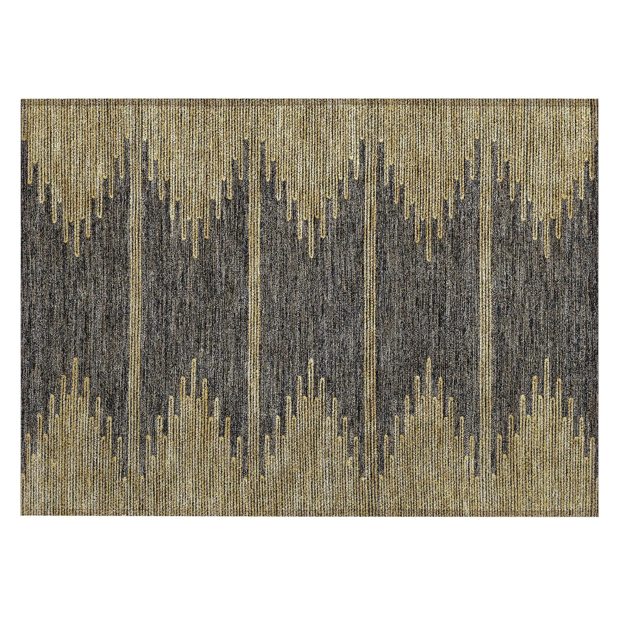 Machine Washable Indoor/ Outdoor Boho Moroccan Rug