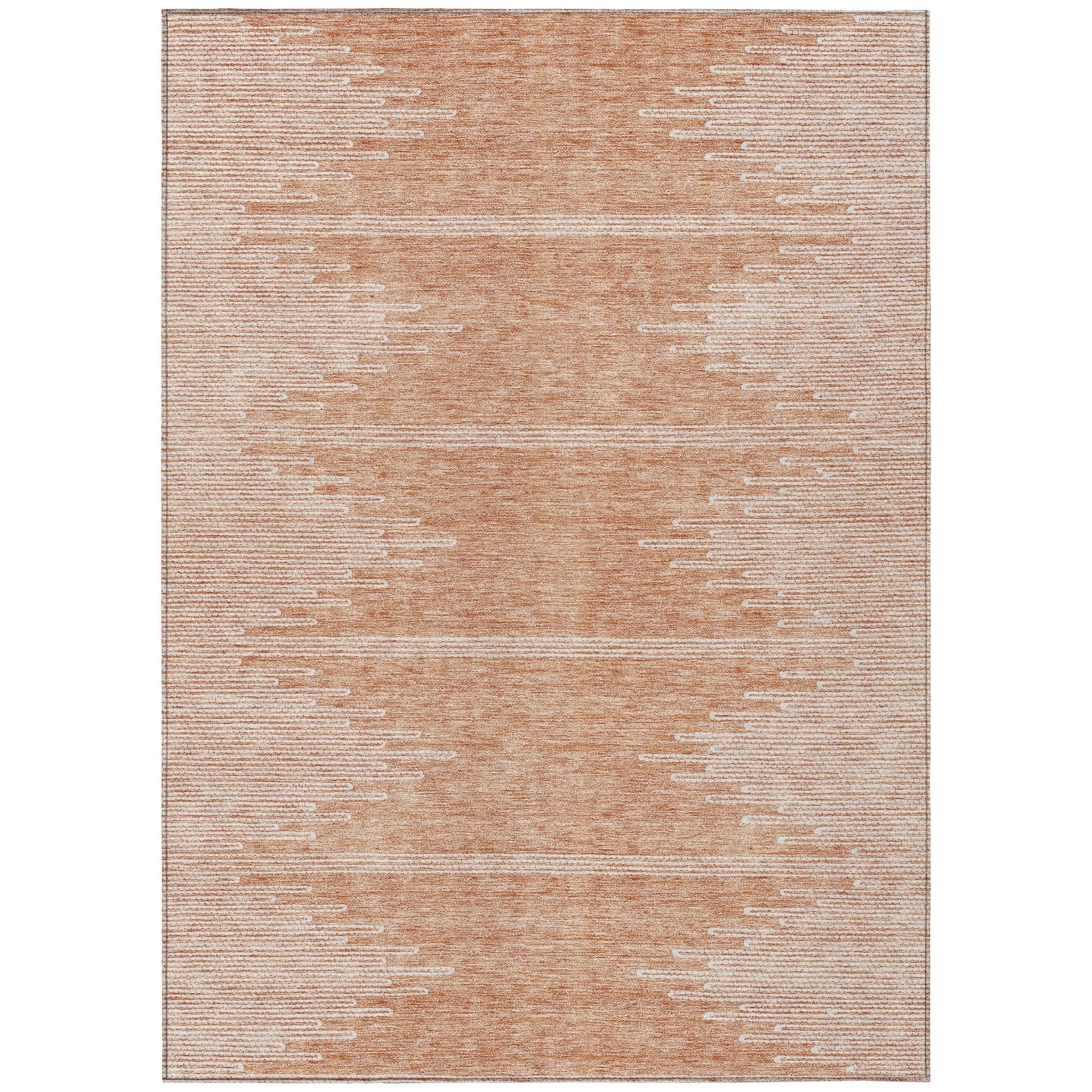 Machine Washable Indoor/ Outdoor Boho Moroccan Rug