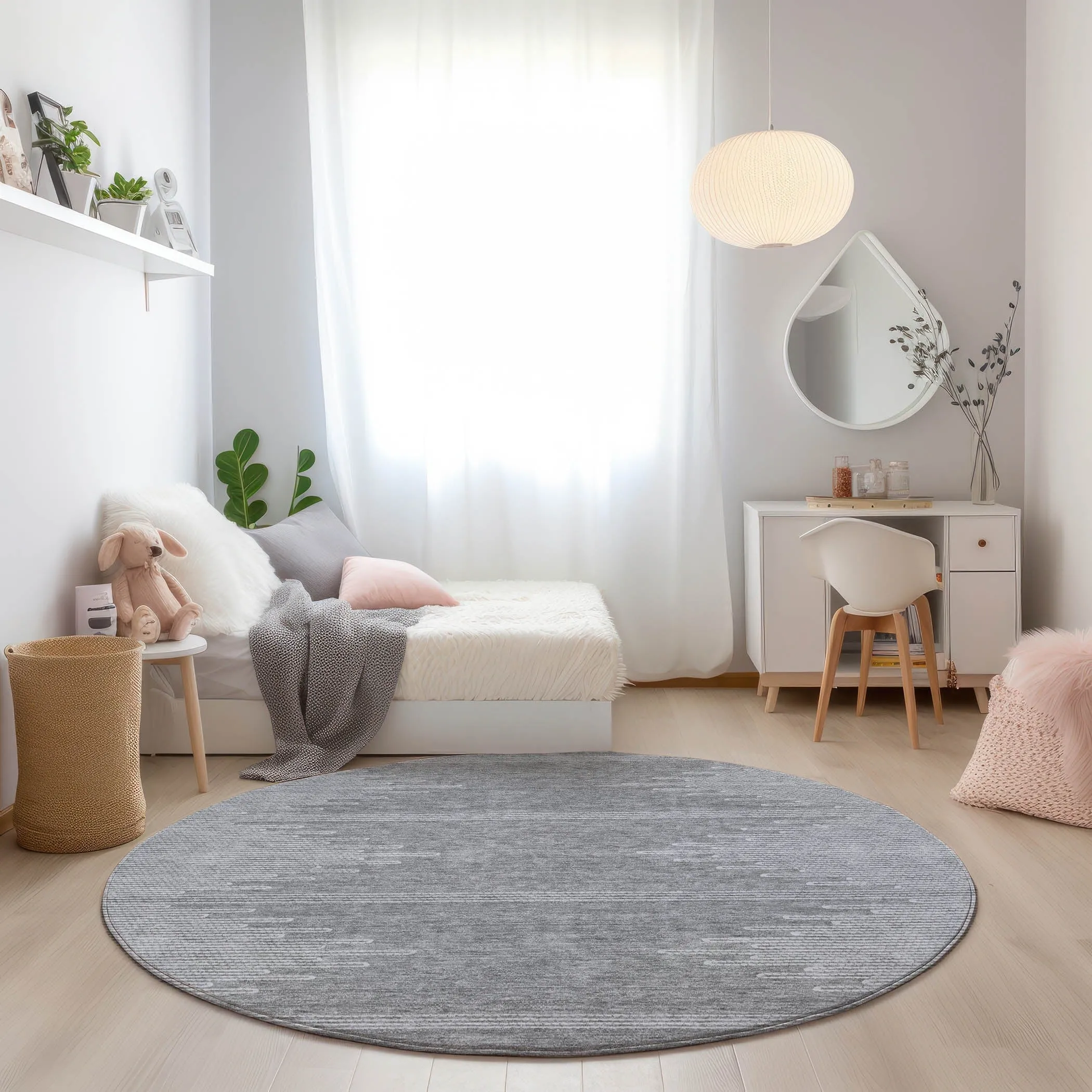 Machine Washable Indoor/ Outdoor Boho Moroccan Rug