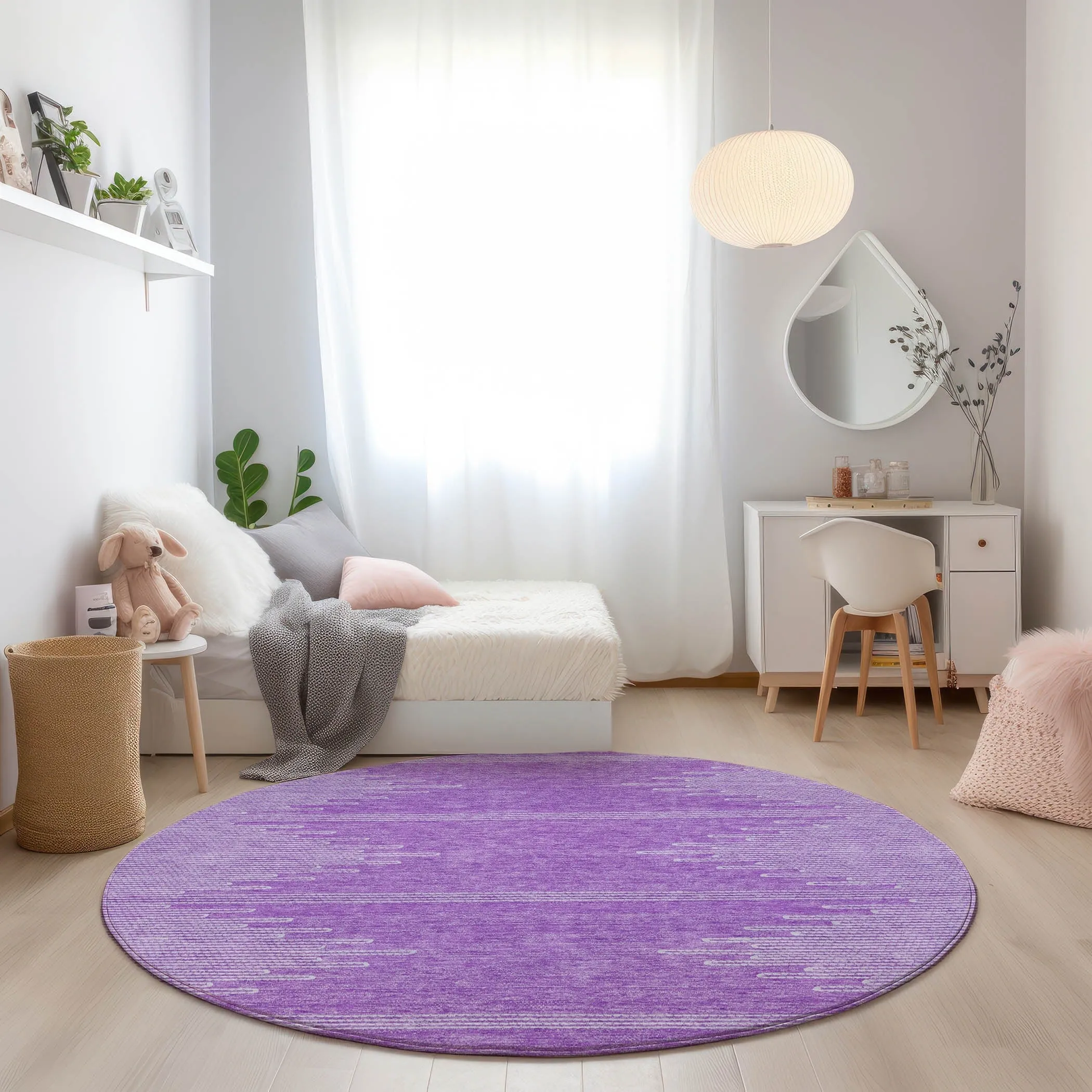 Machine Washable Indoor/ Outdoor Boho Moroccan Rug
