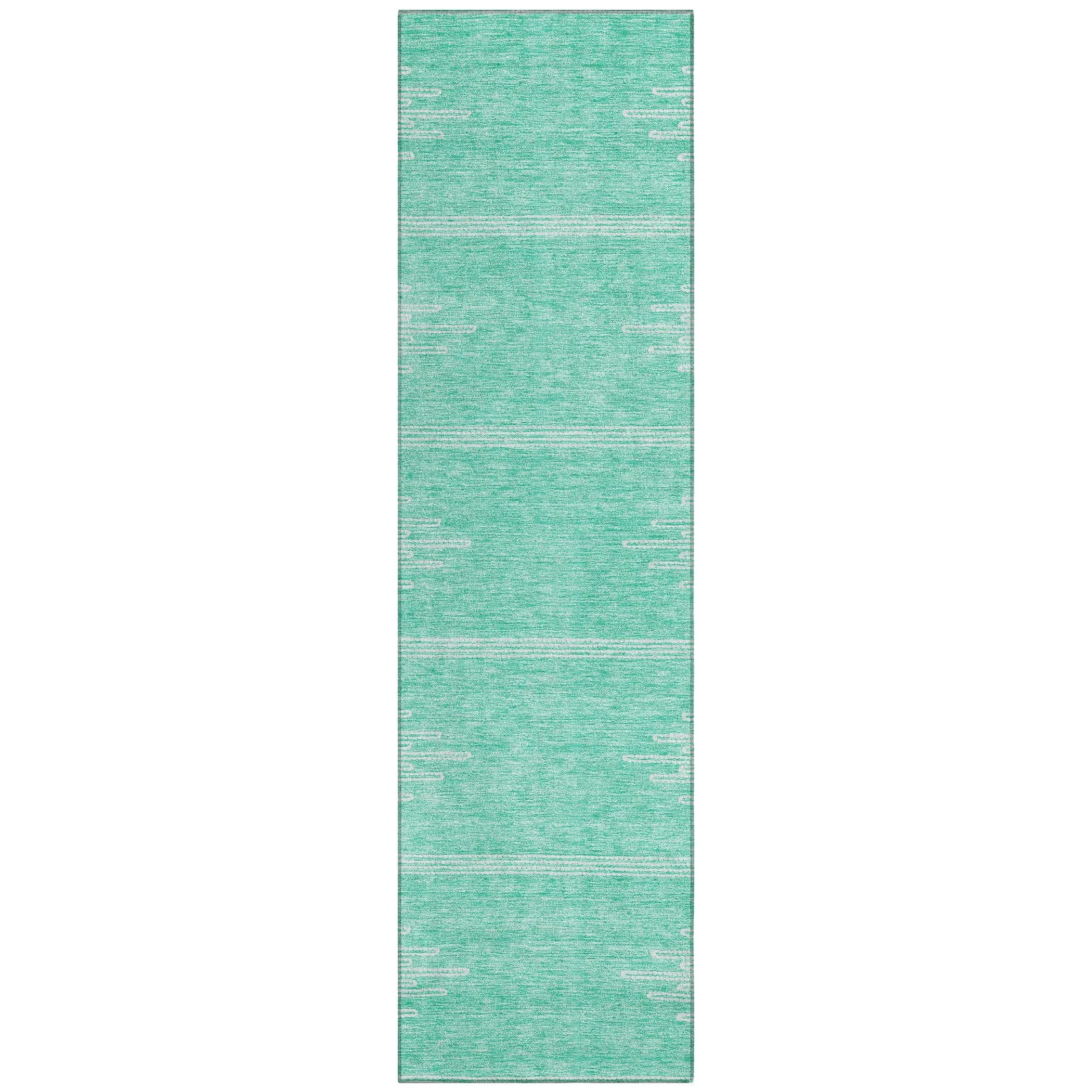 Machine Washable Indoor/ Outdoor Boho Moroccan Rug