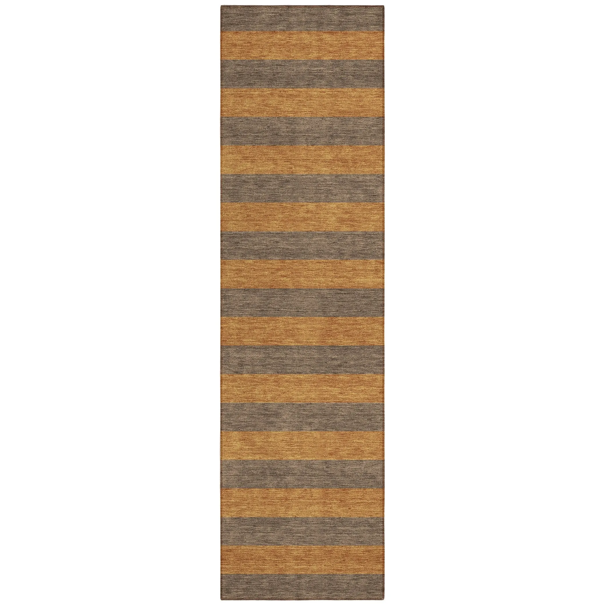 Machine Washable Indoor/ Outdoor Cabana Stripe Chantille Rug