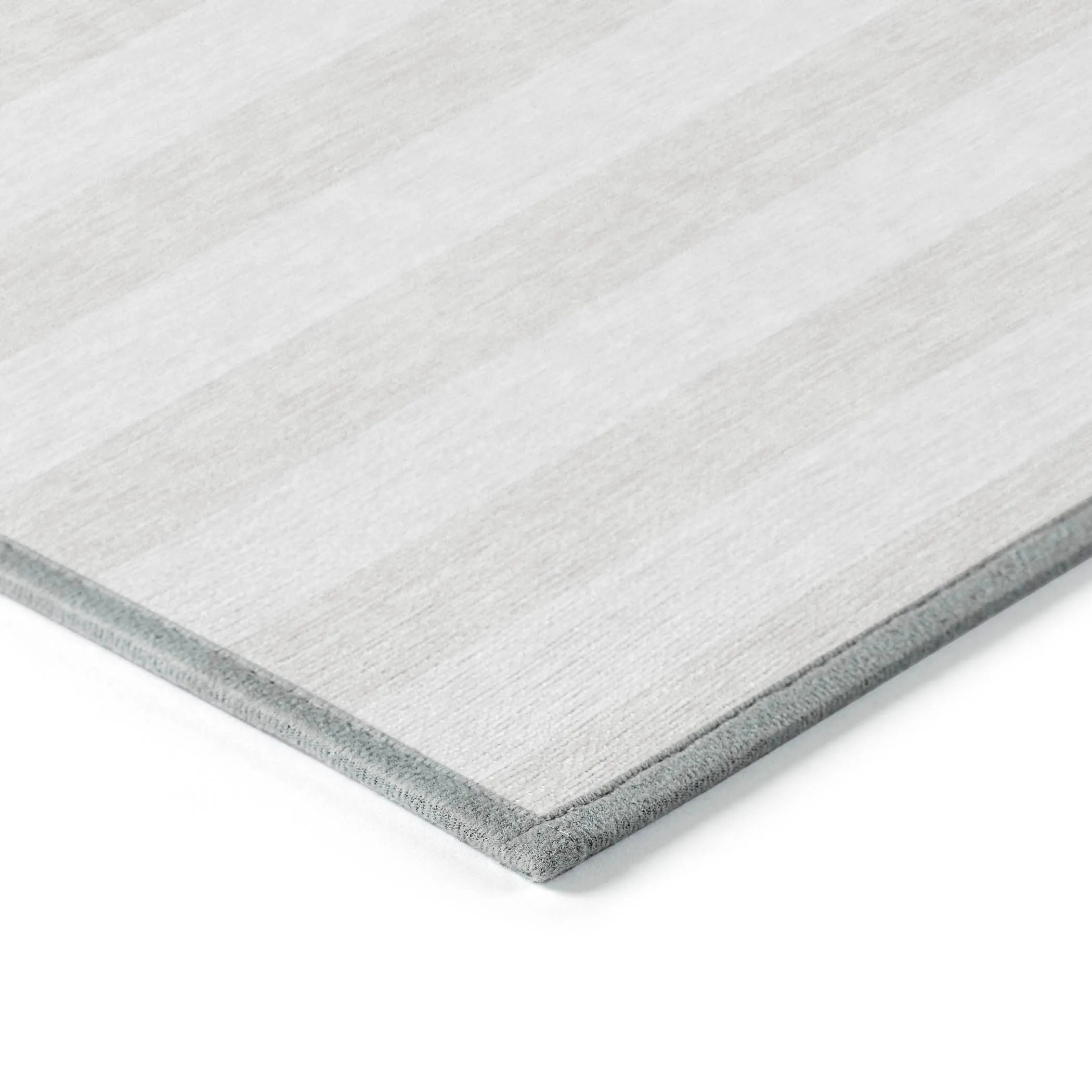 Machine Washable Indoor/ Outdoor Cabana Stripe Chantille Rug