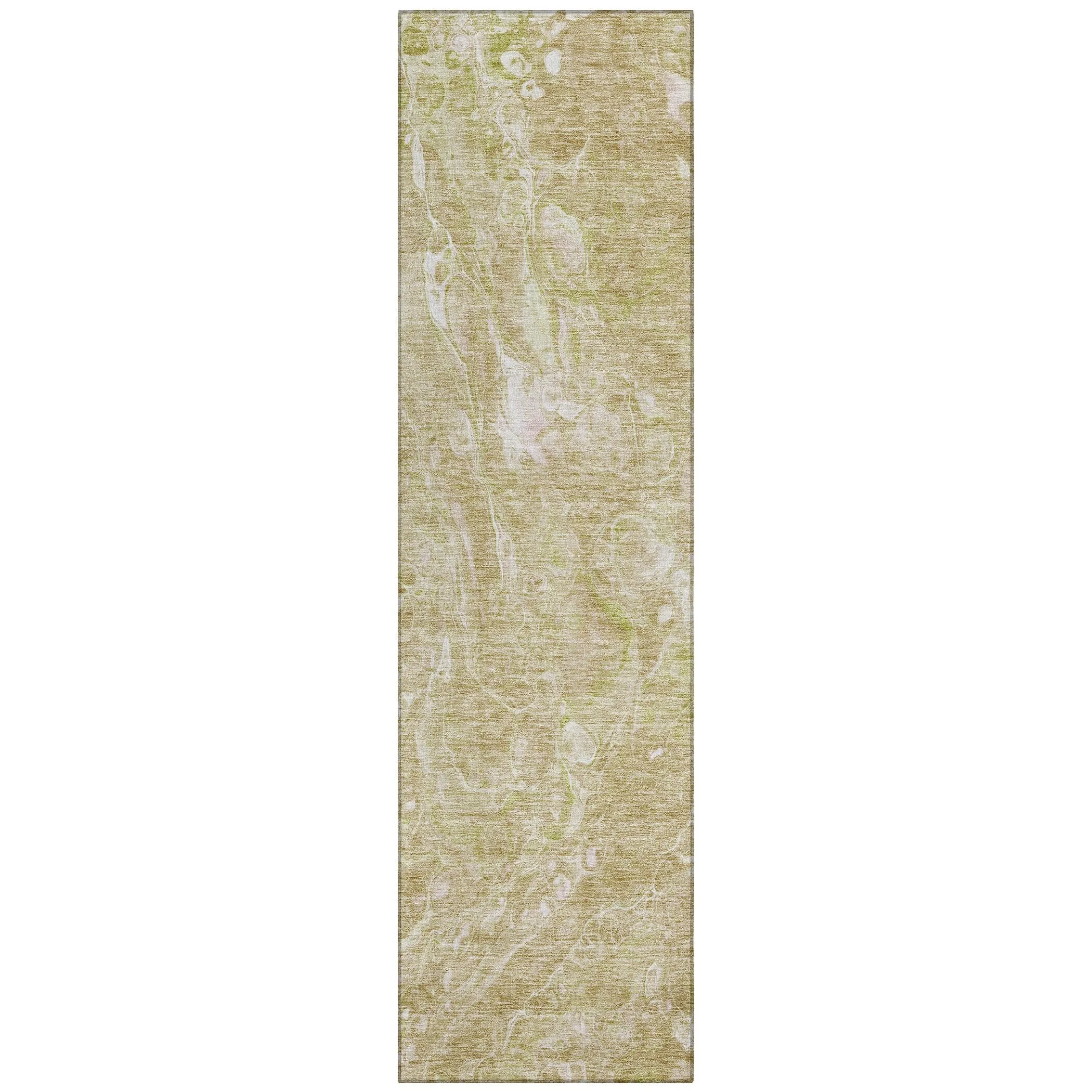 Machine Washable Indoor/ Outdoor Chantille Abstract Watercolor Rug