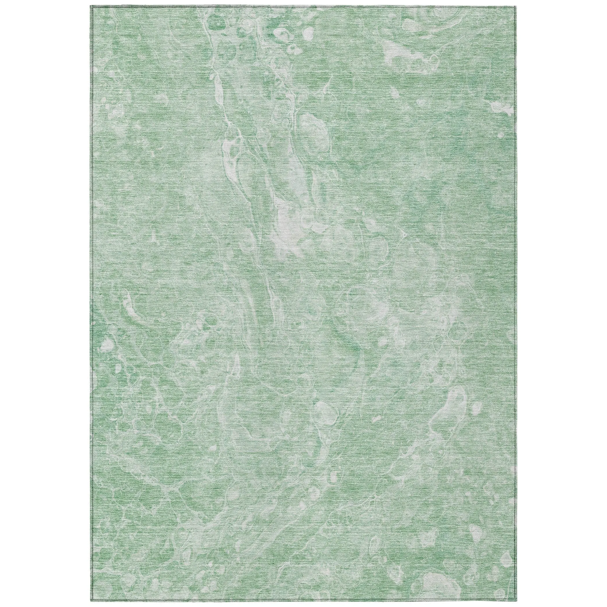 Machine Washable Indoor/ Outdoor Chantille Abstract Watercolor Rug