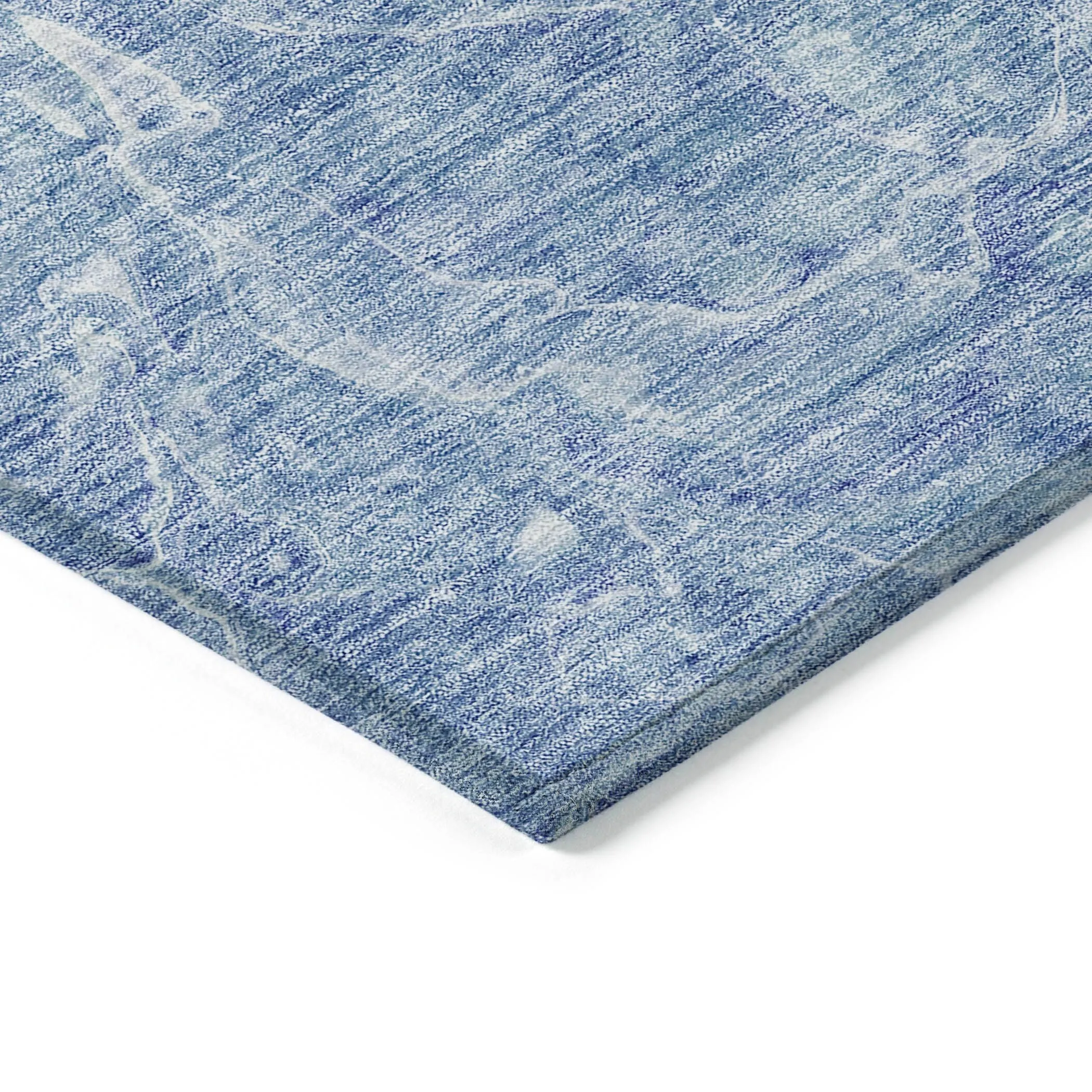 Machine Washable Indoor/ Outdoor Chantille Abstract Watercolor Rug