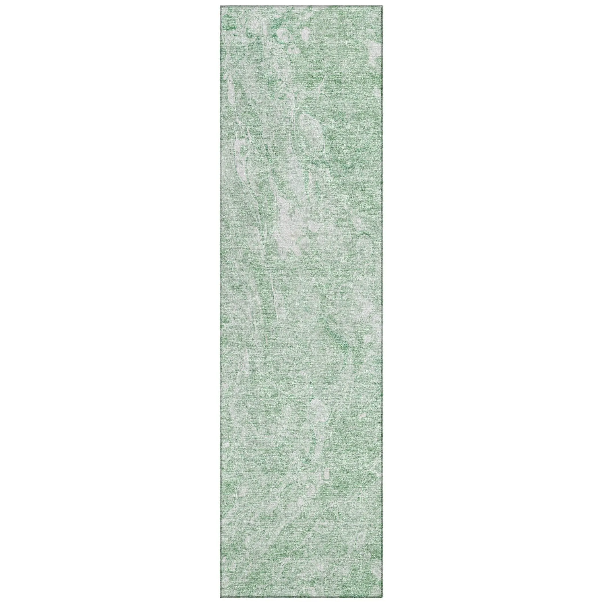 Machine Washable Indoor/ Outdoor Chantille Abstract Watercolor Rug