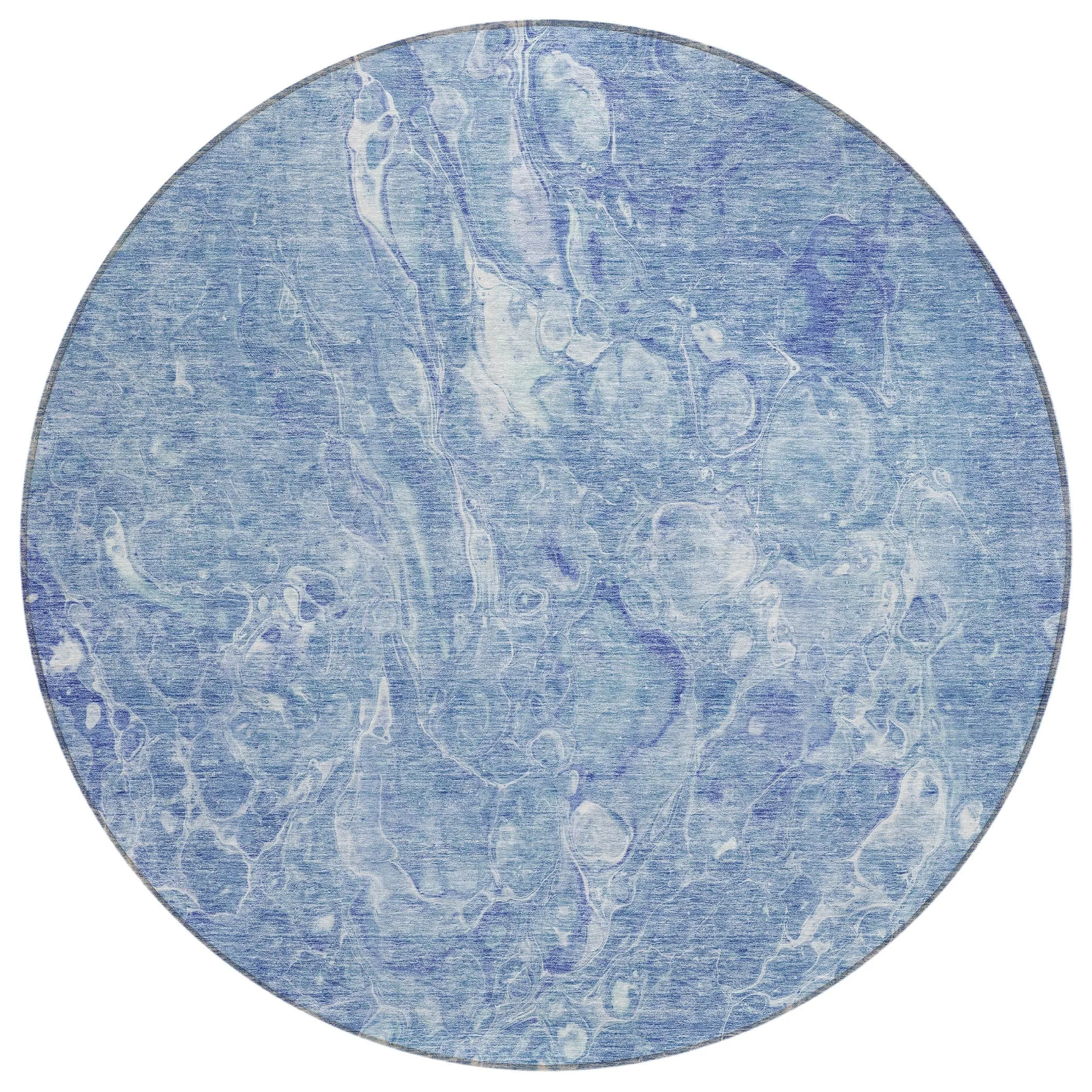 Machine Washable Indoor/ Outdoor Chantille Abstract Watercolor Rug