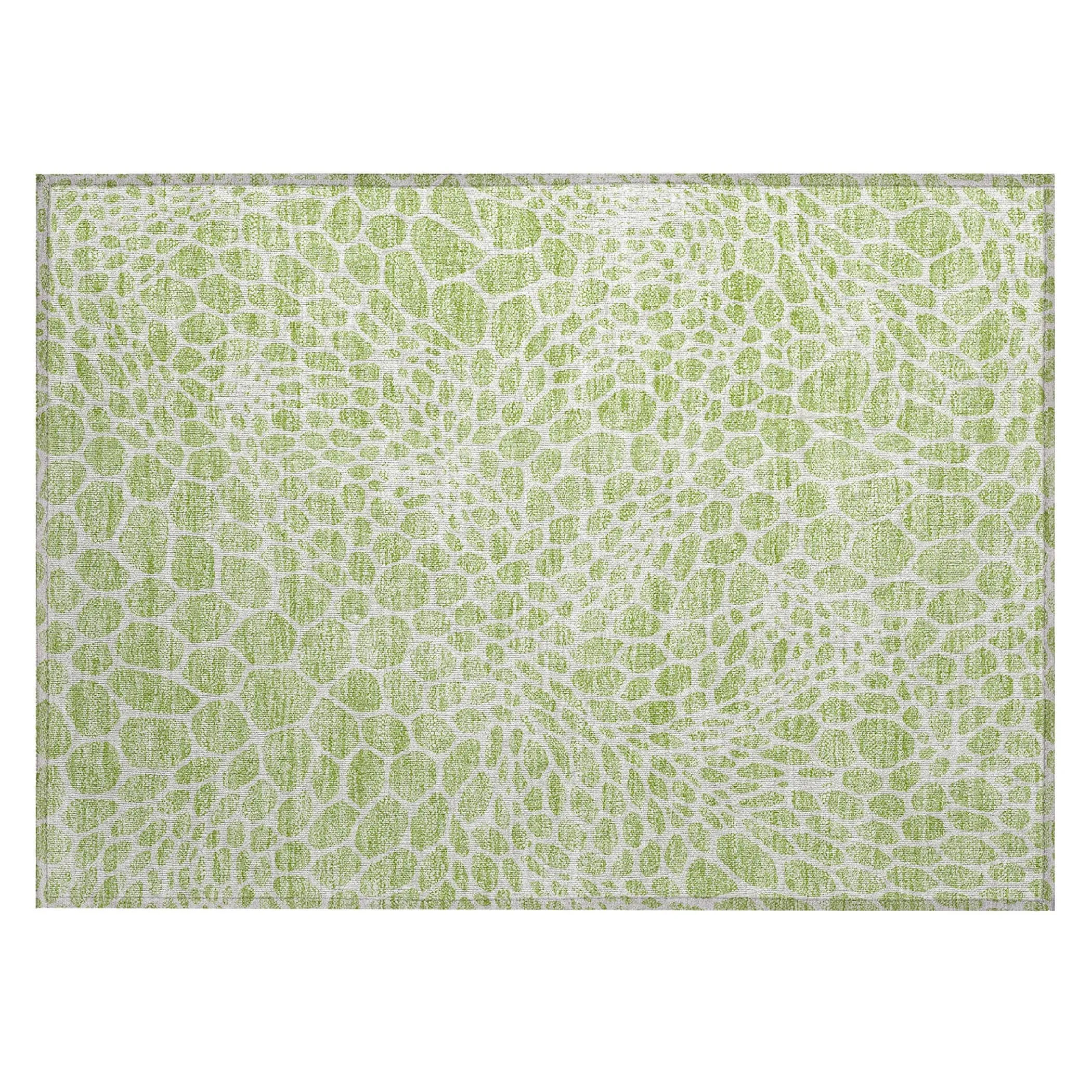 Machine Washable Indoor/ Outdoor Chantille Animal Print Rug