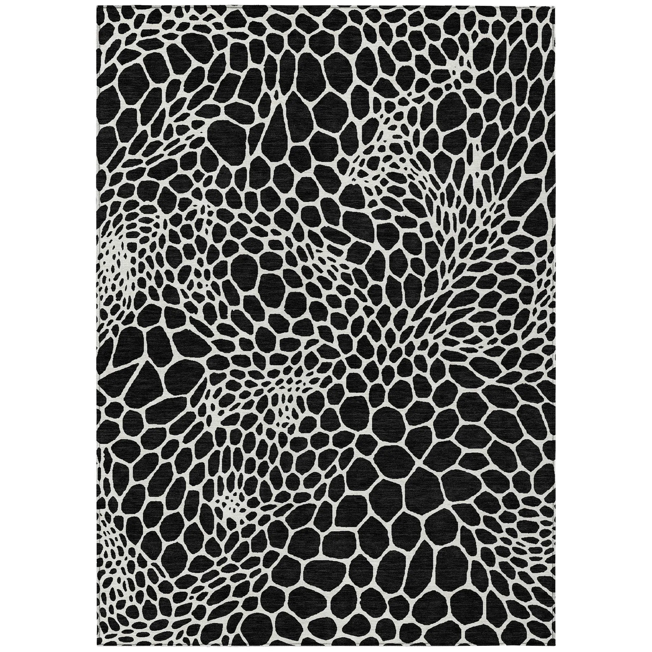 Machine Washable Indoor/ Outdoor Chantille Animal Print Rug