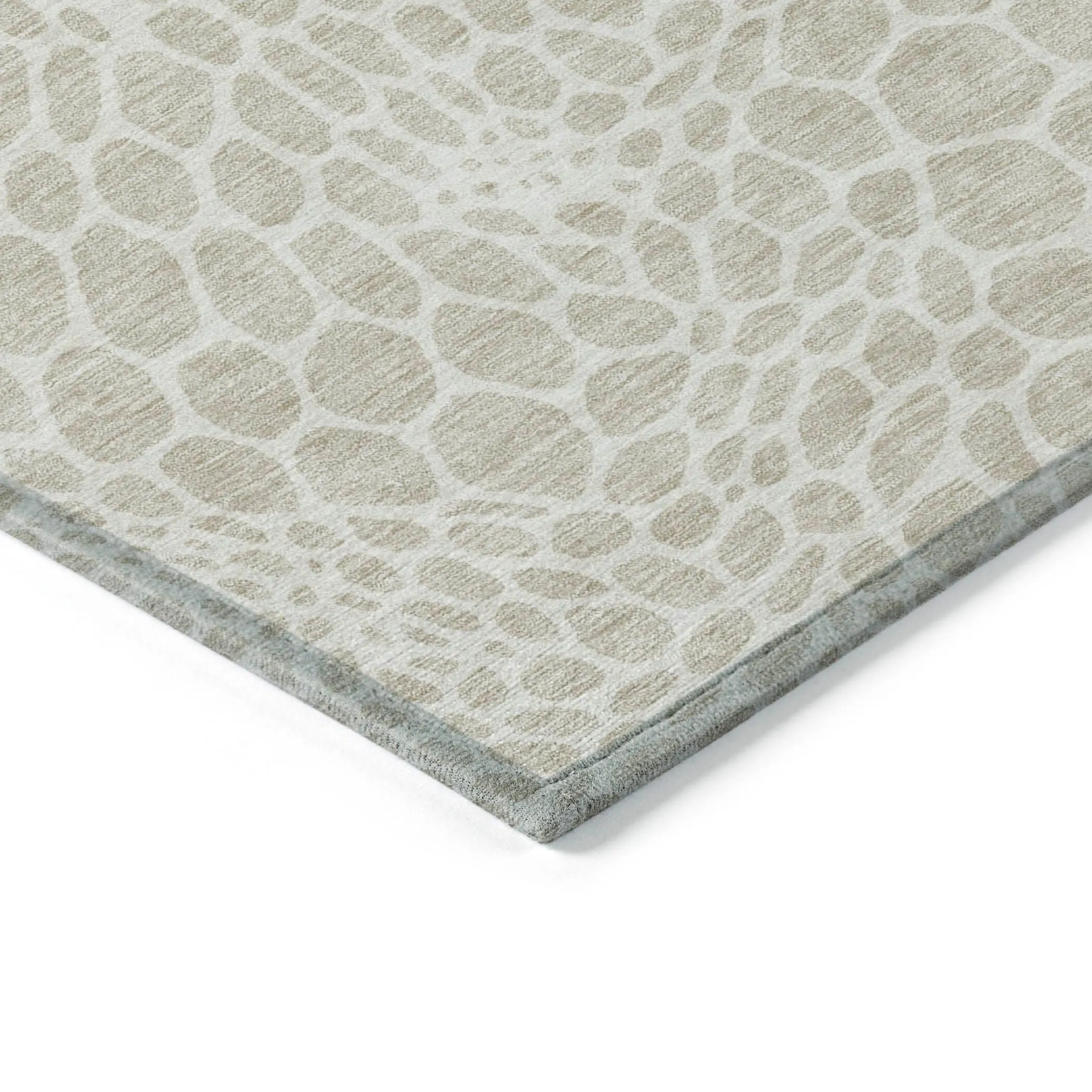 Machine Washable Indoor/ Outdoor Chantille Animal Print Rug