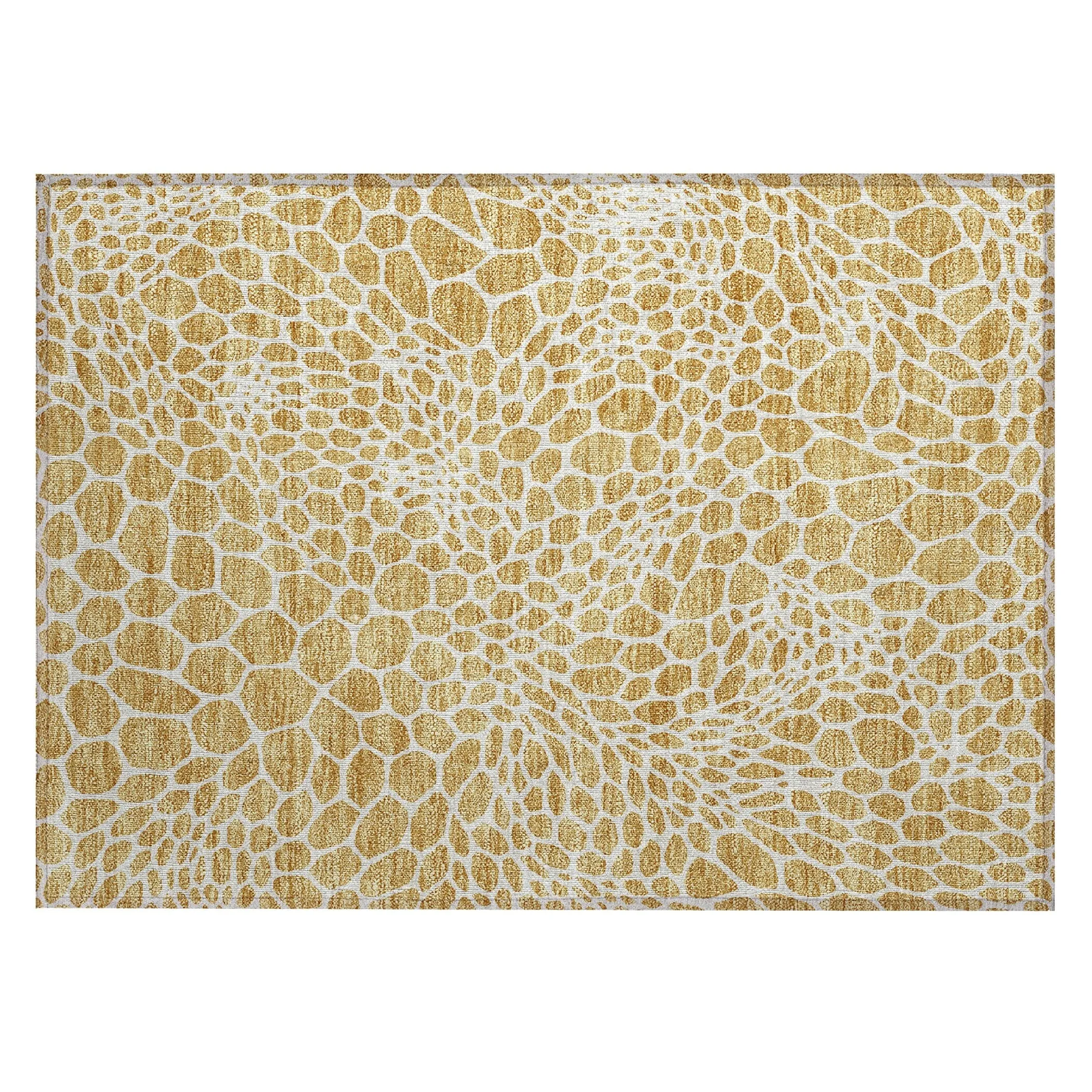Machine Washable Indoor/ Outdoor Chantille Animal Print Rug