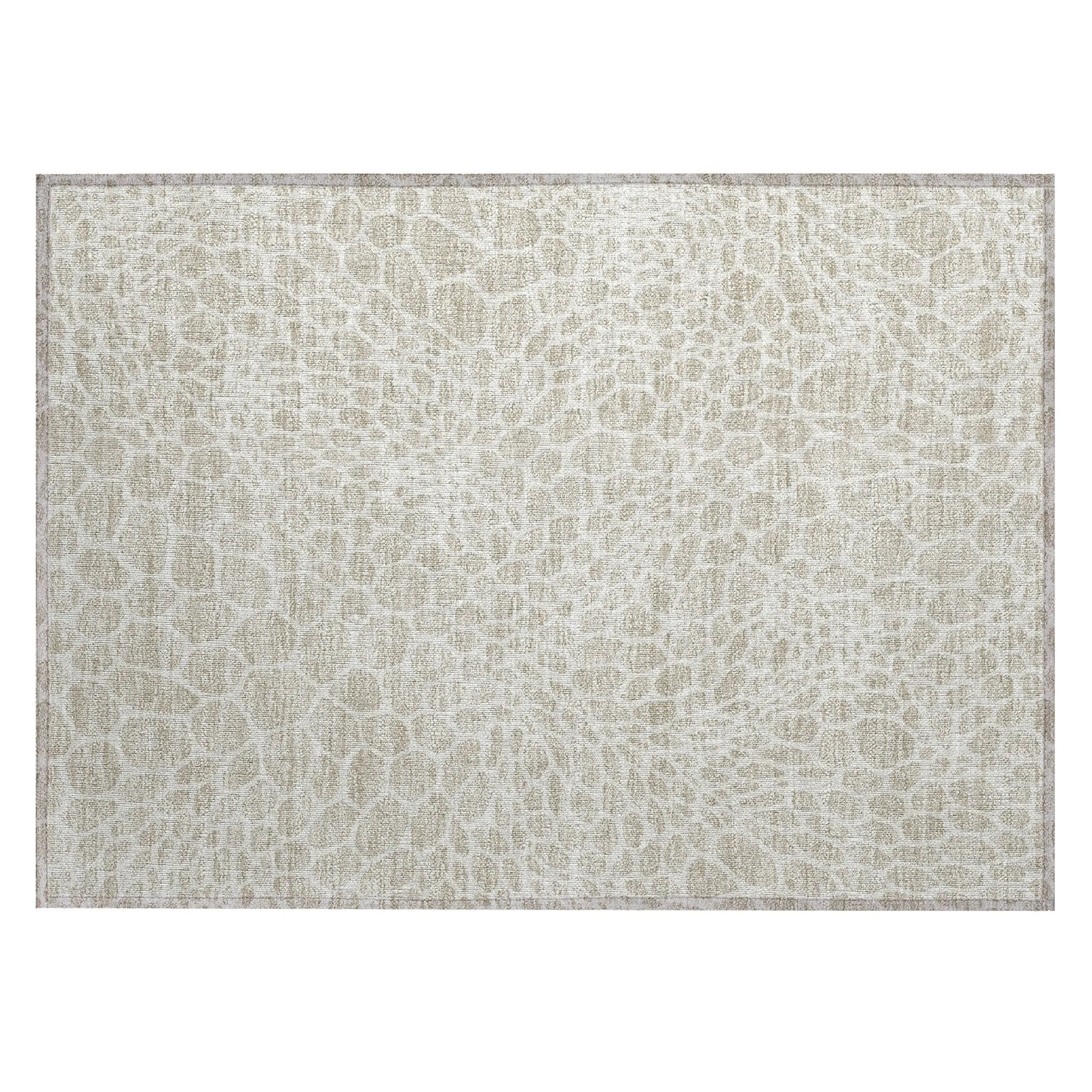Machine Washable Indoor/ Outdoor Chantille Animal Print Rug