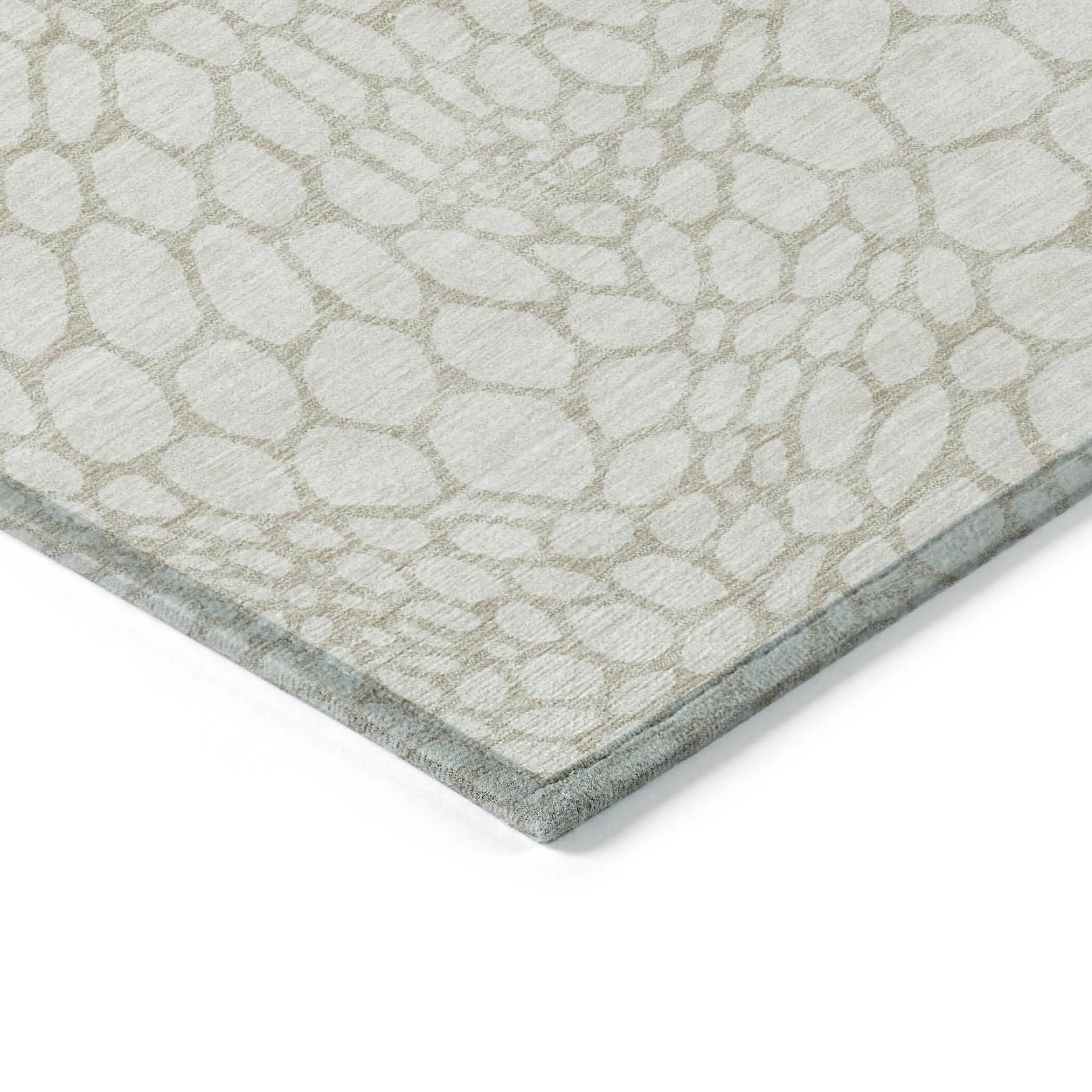 Machine Washable Indoor/ Outdoor Chantille Animal Print Rug