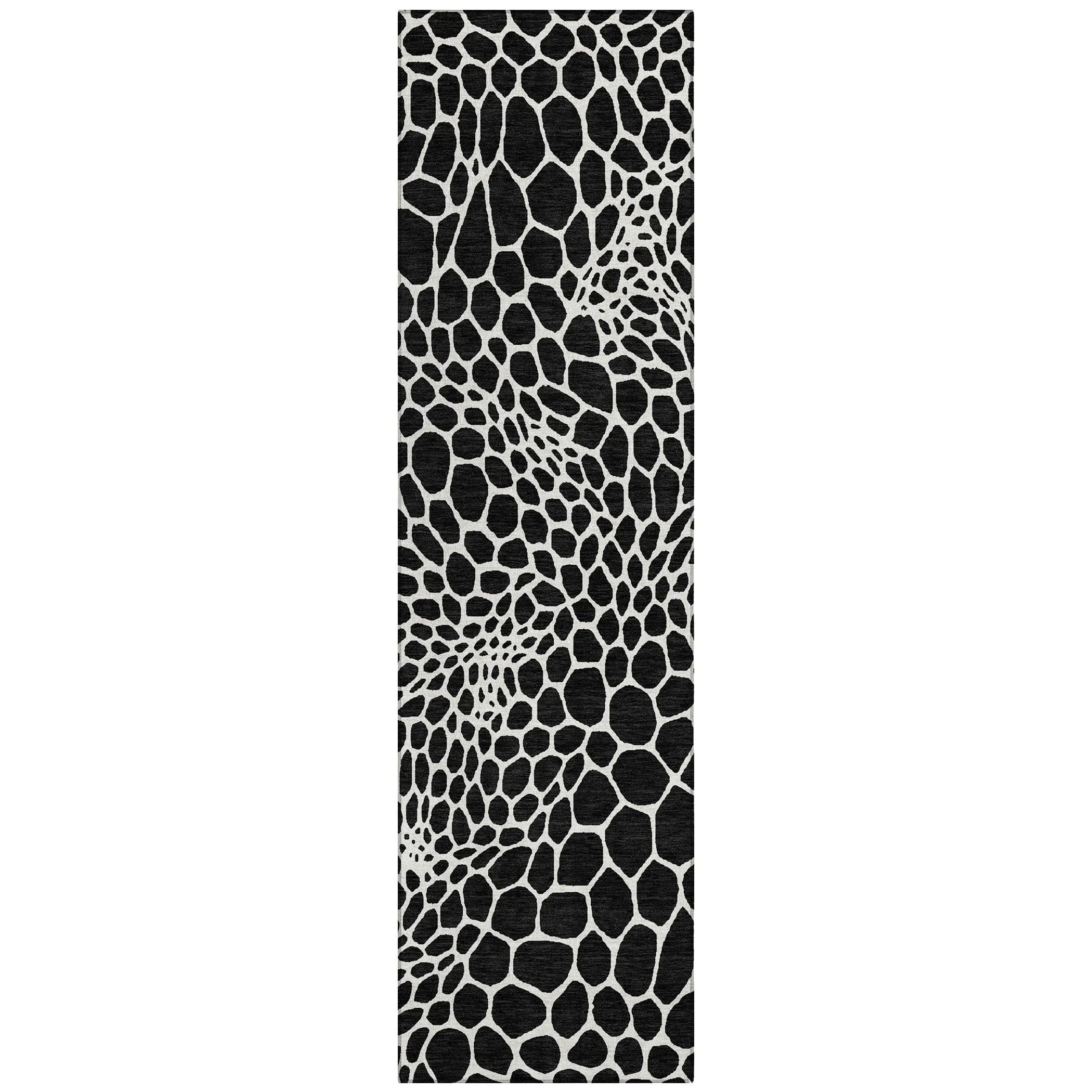 Machine Washable Indoor/ Outdoor Chantille Animal Print Rug
