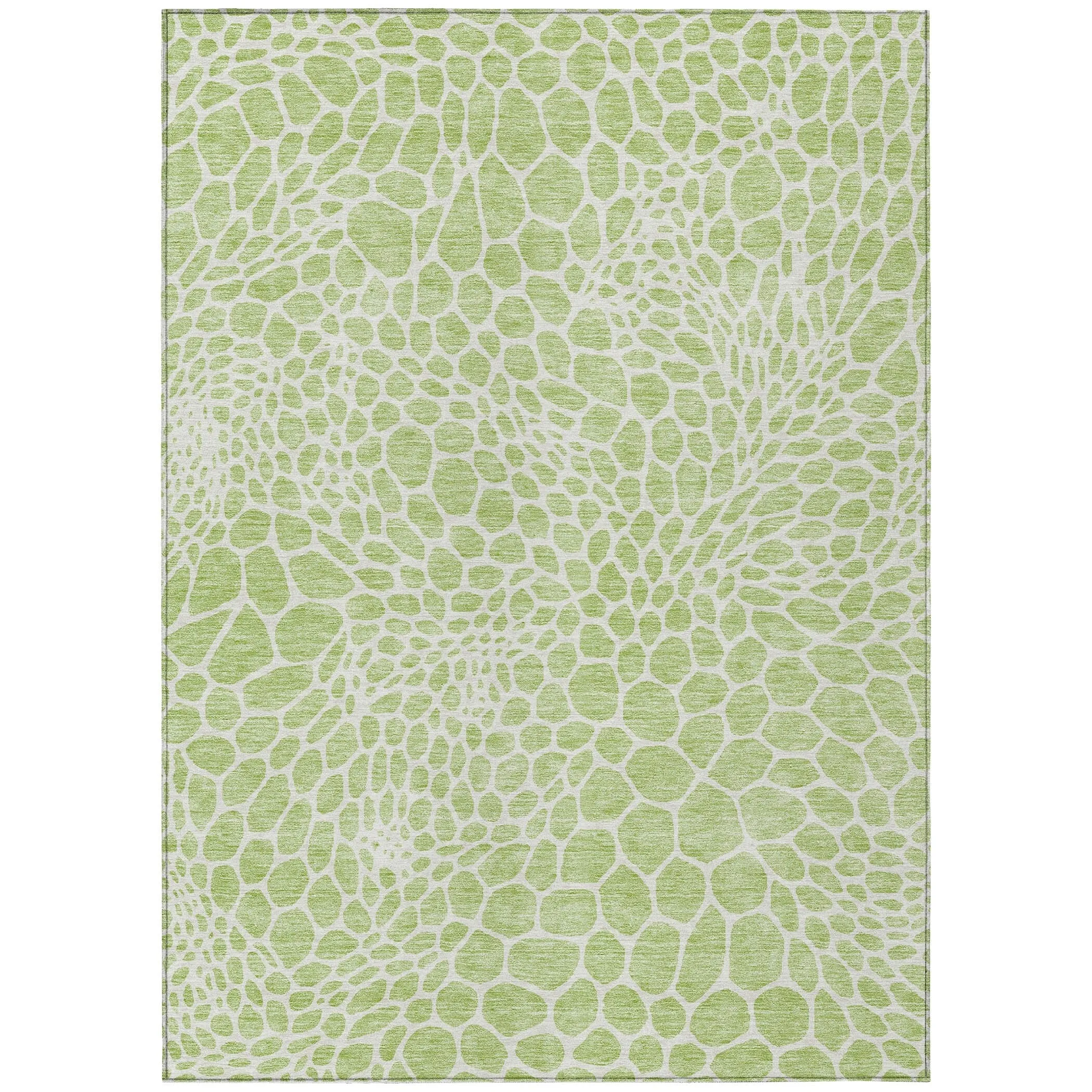 Machine Washable Indoor/ Outdoor Chantille Animal Print Rug