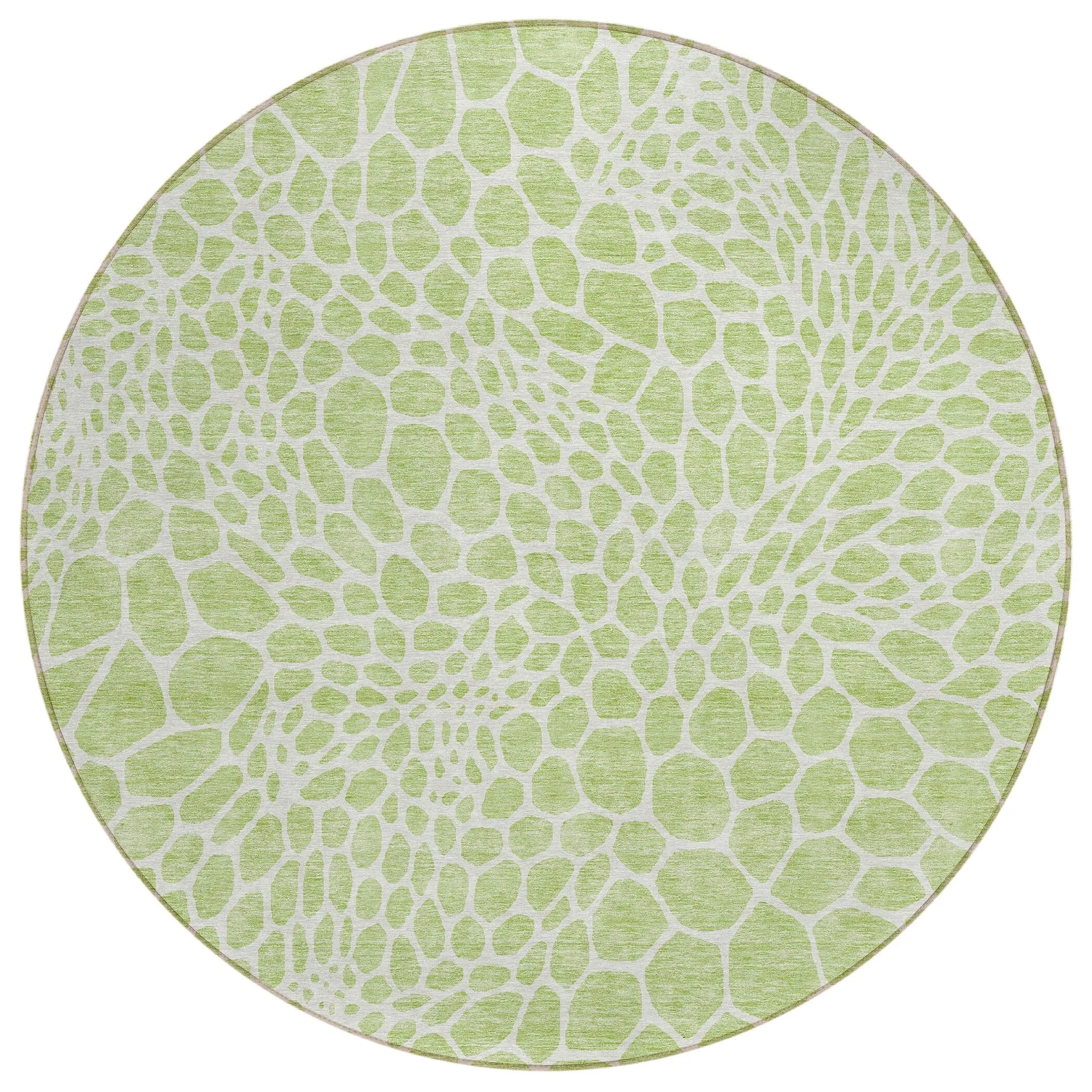 Machine Washable Indoor/ Outdoor Chantille Animal Print Rug
