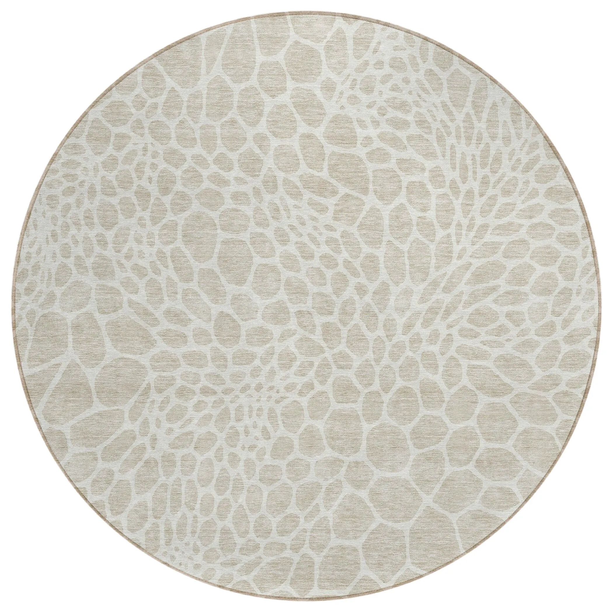 Machine Washable Indoor/ Outdoor Chantille Animal Print Rug