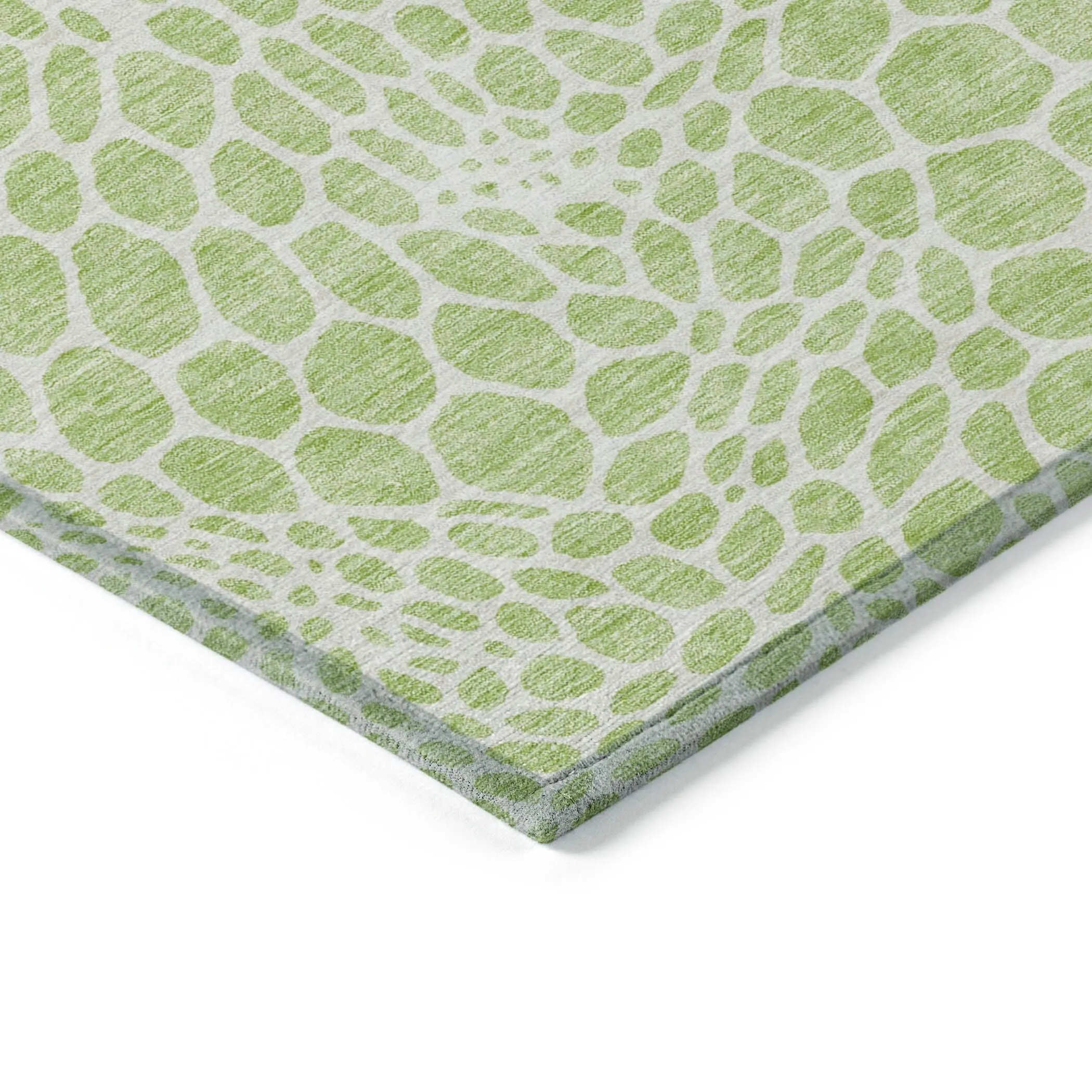 Machine Washable Indoor/ Outdoor Chantille Animal Print Rug