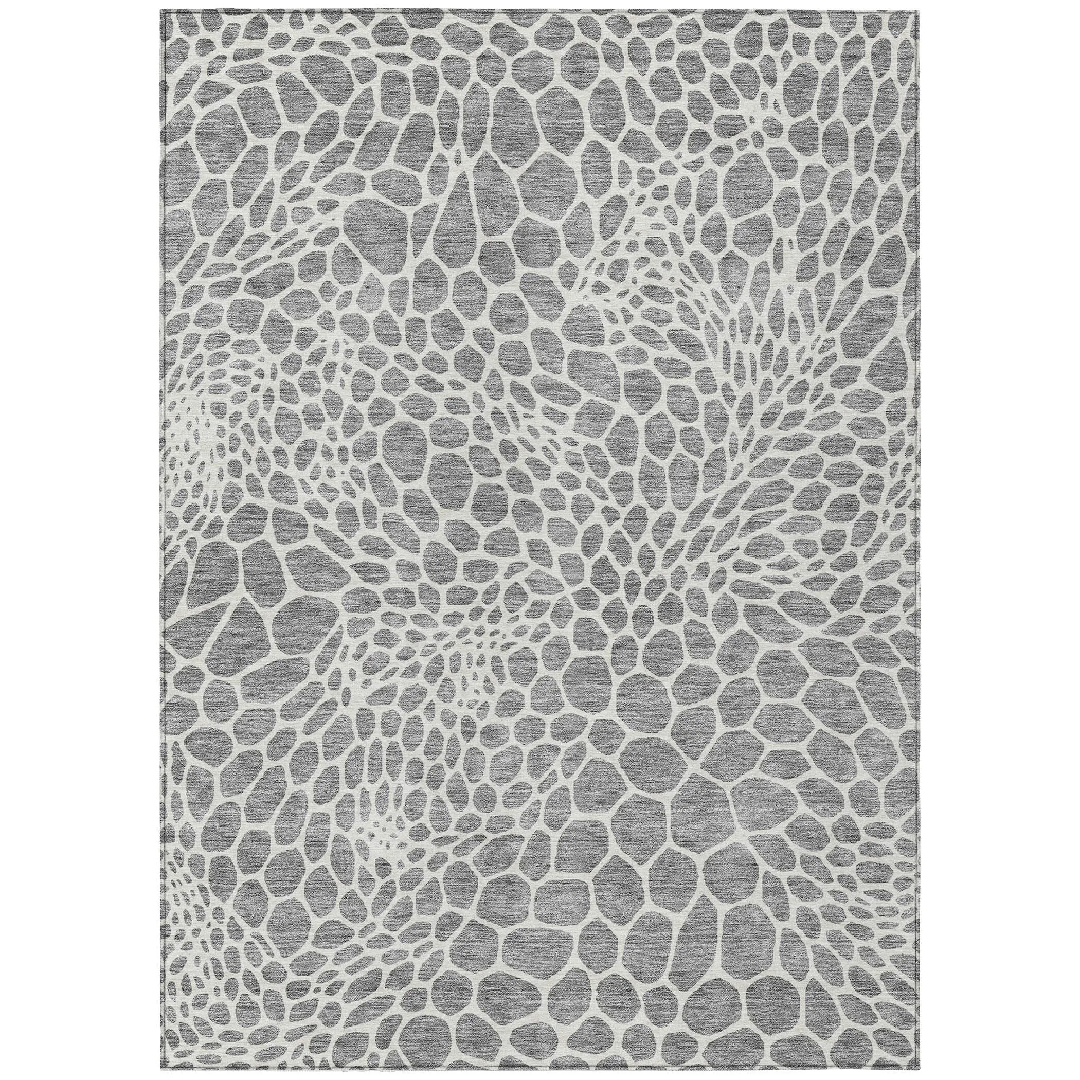 Machine Washable Indoor/ Outdoor Chantille Animal Print Rug