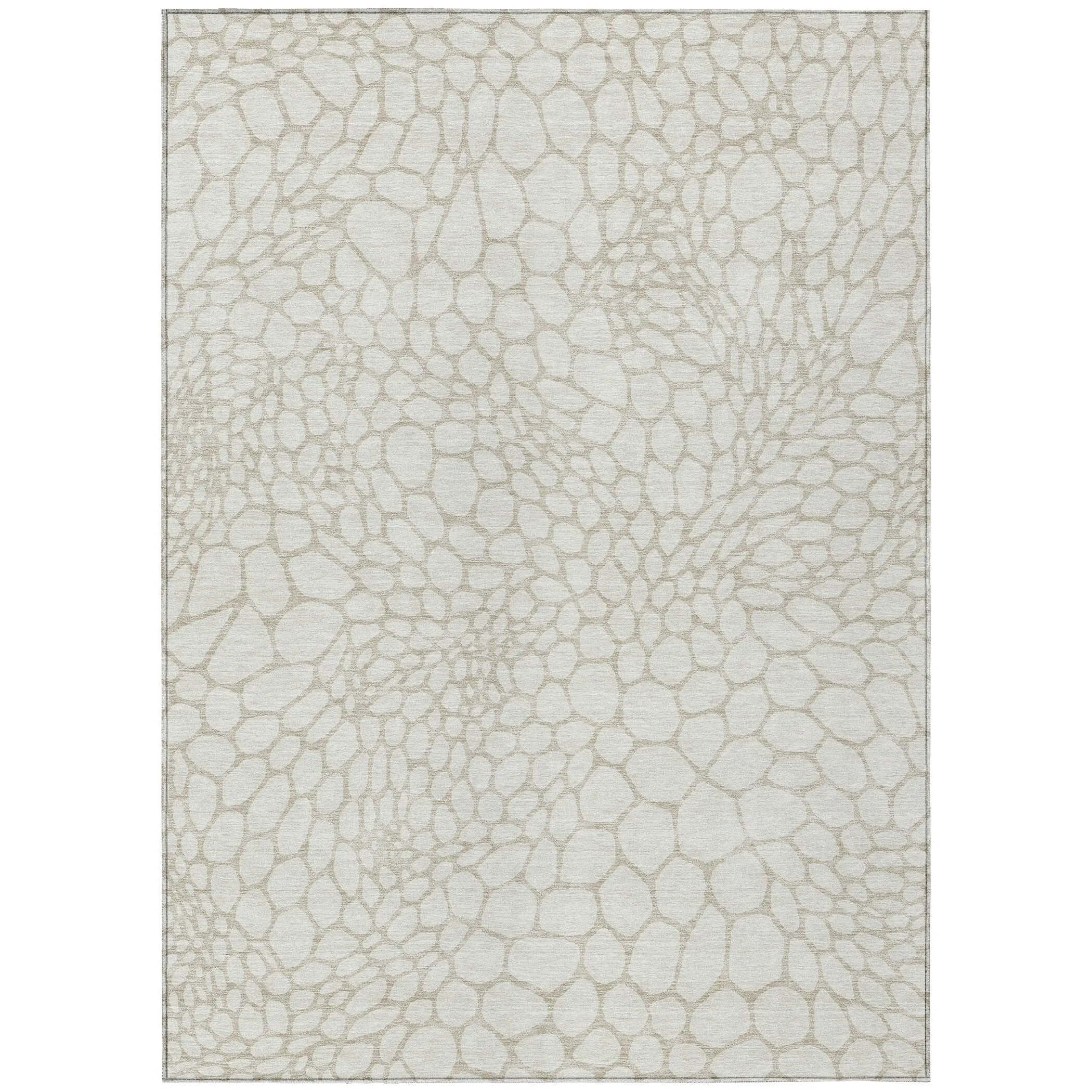 Machine Washable Indoor/ Outdoor Chantille Animal Print Rug