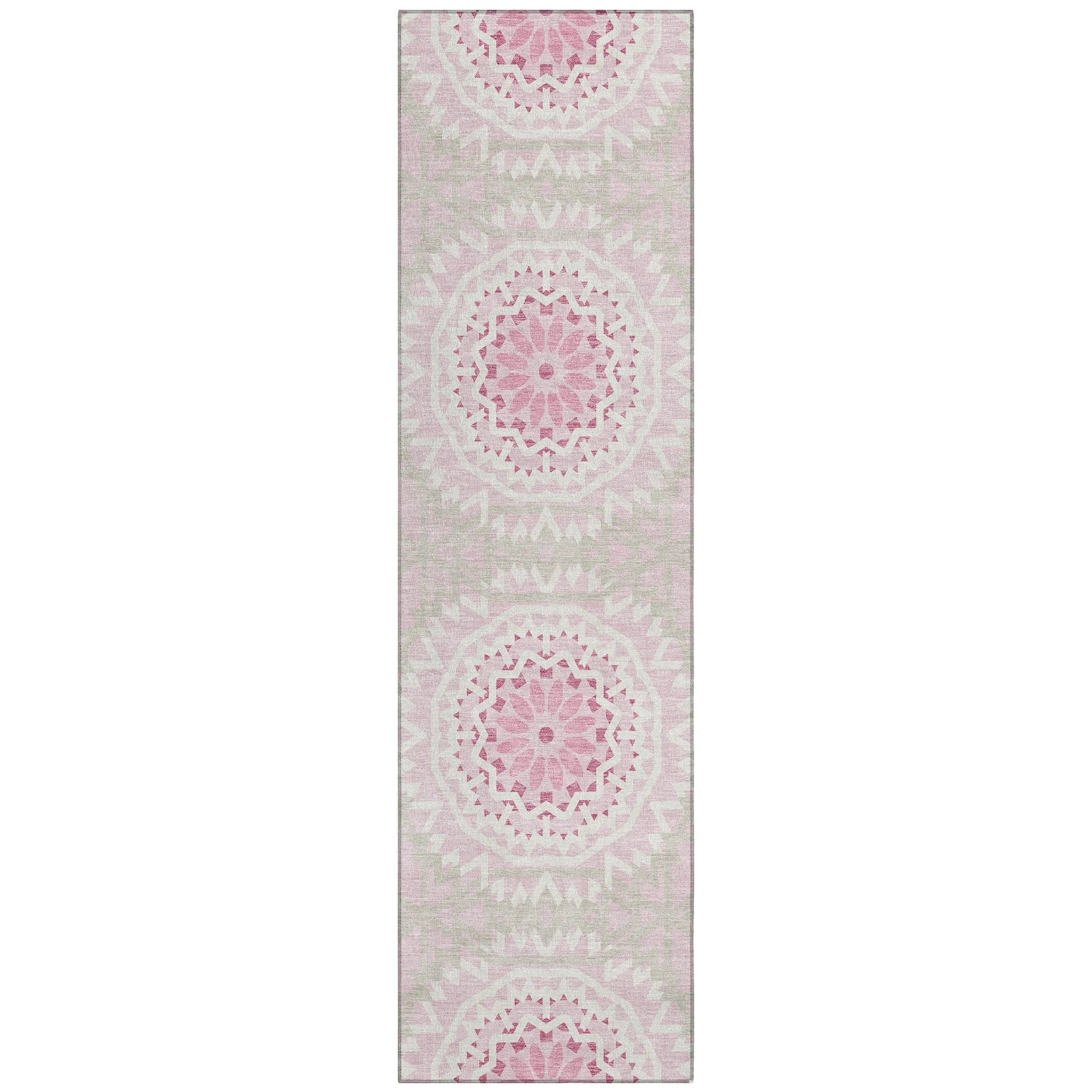 Machine Washable Indoor/ Outdoor Chantille Boho Global Rug