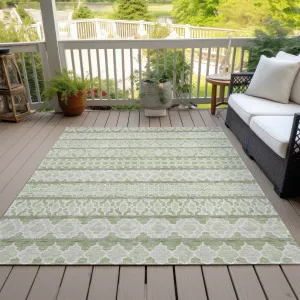 Machine Washable Indoor/ Outdoor Chantille Boho Stripe Rug