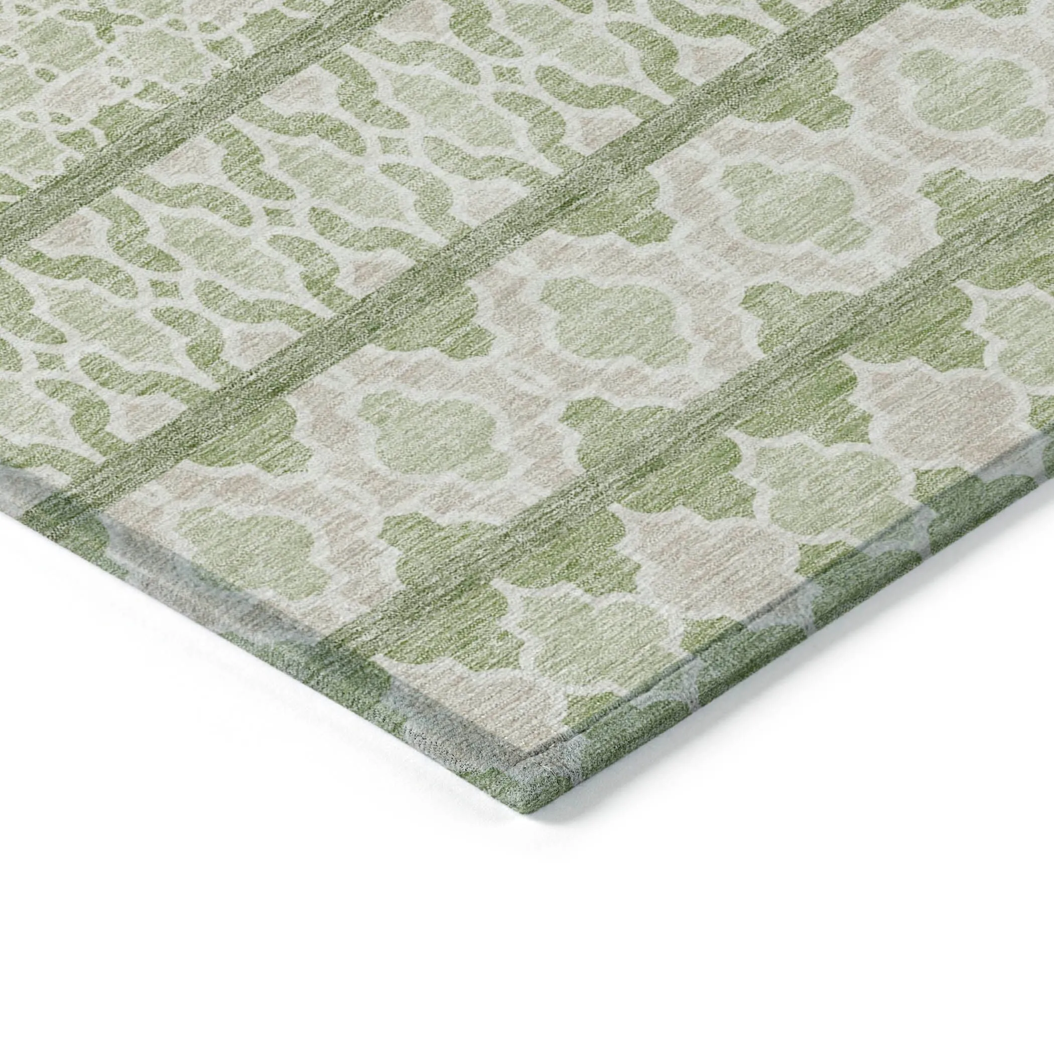 Machine Washable Indoor/ Outdoor Chantille Boho Stripe Rug