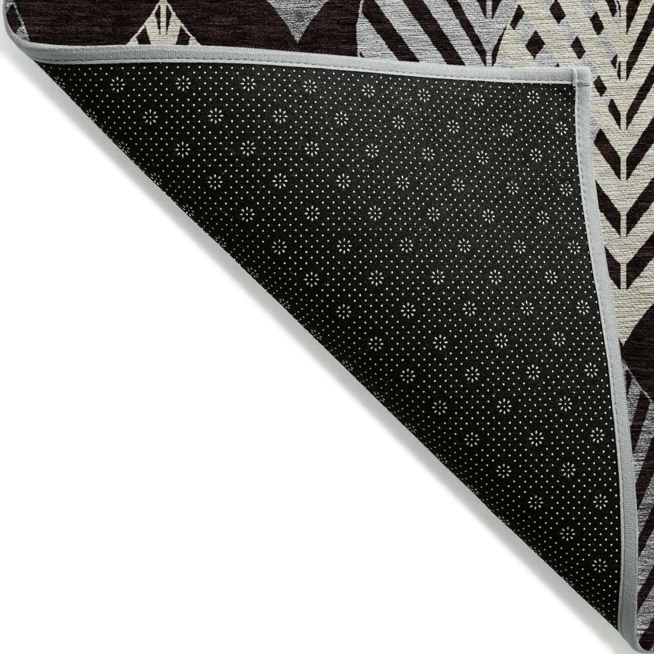 Machine Washable Indoor/ Outdoor Chantille Casual Palm Rug