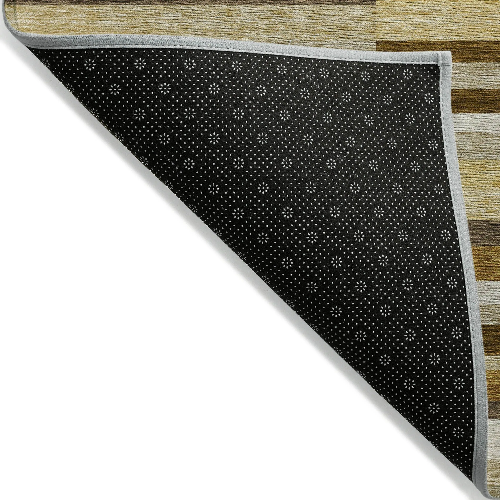 Machine Washable Indoor/ Outdoor Chantille Contempory Stripes Rug